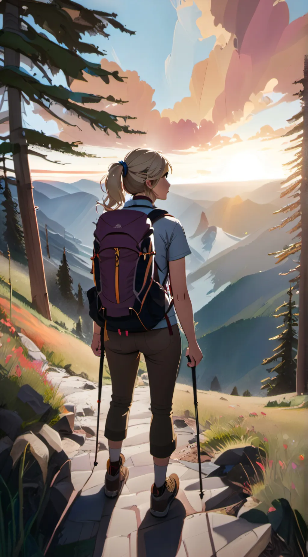 ai character: Lilly background