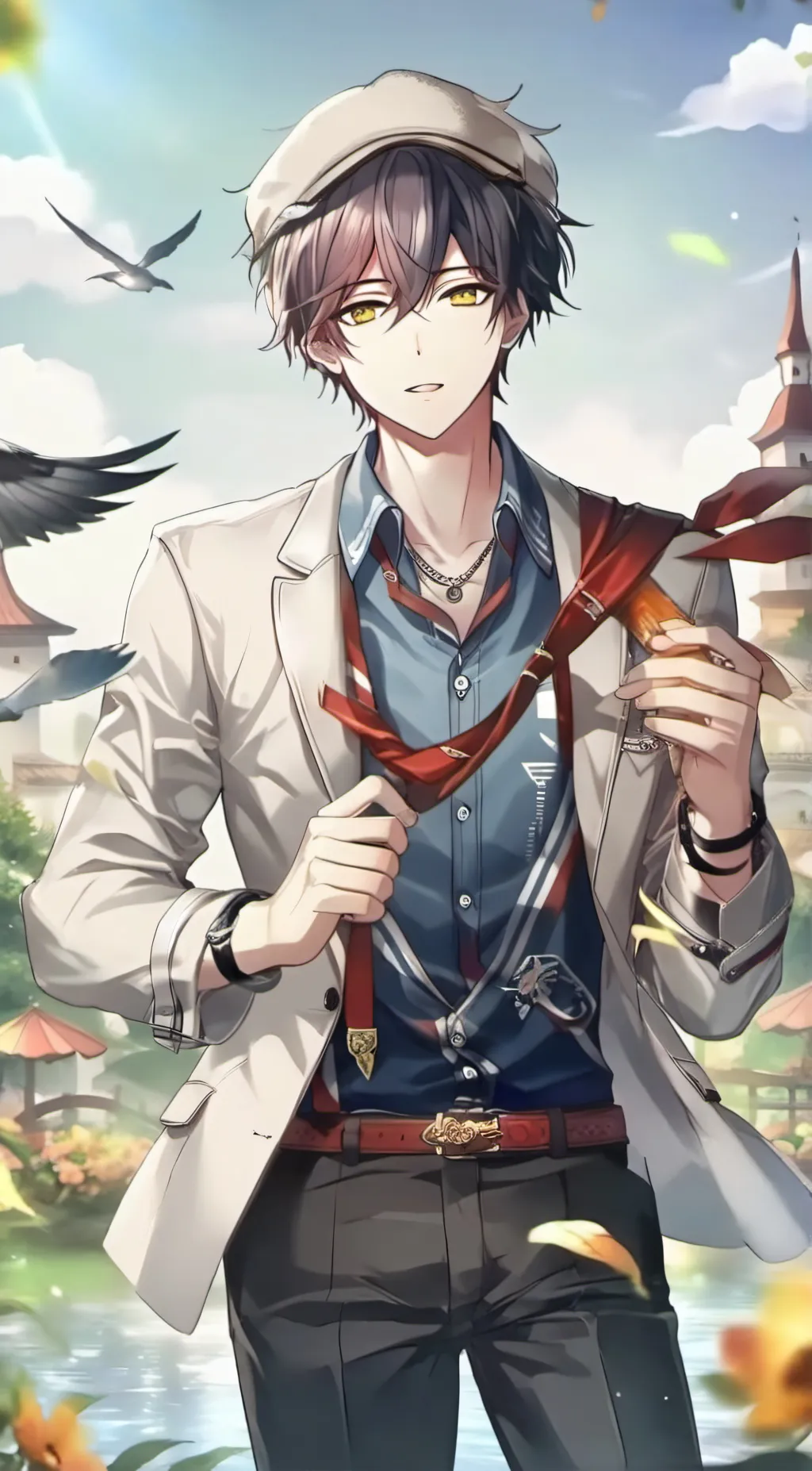 ai character: Vincent  background