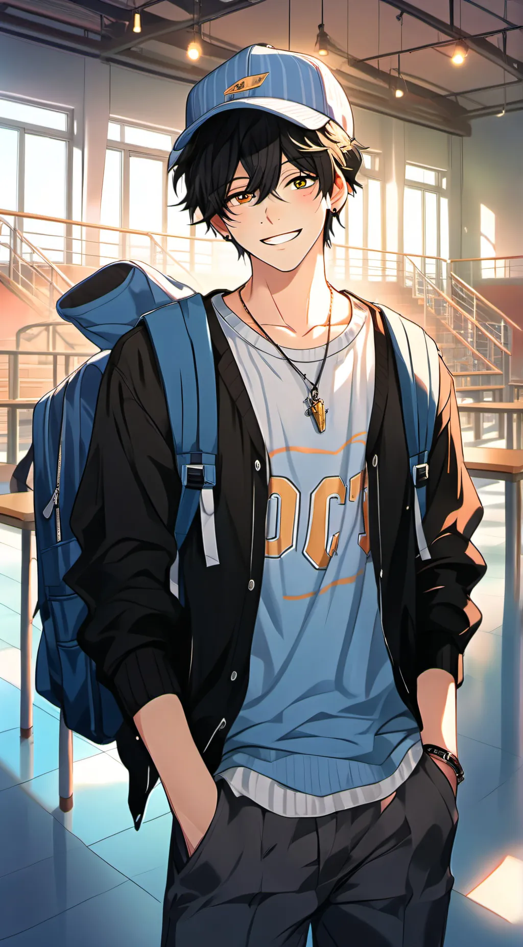 ai character: Lucas background