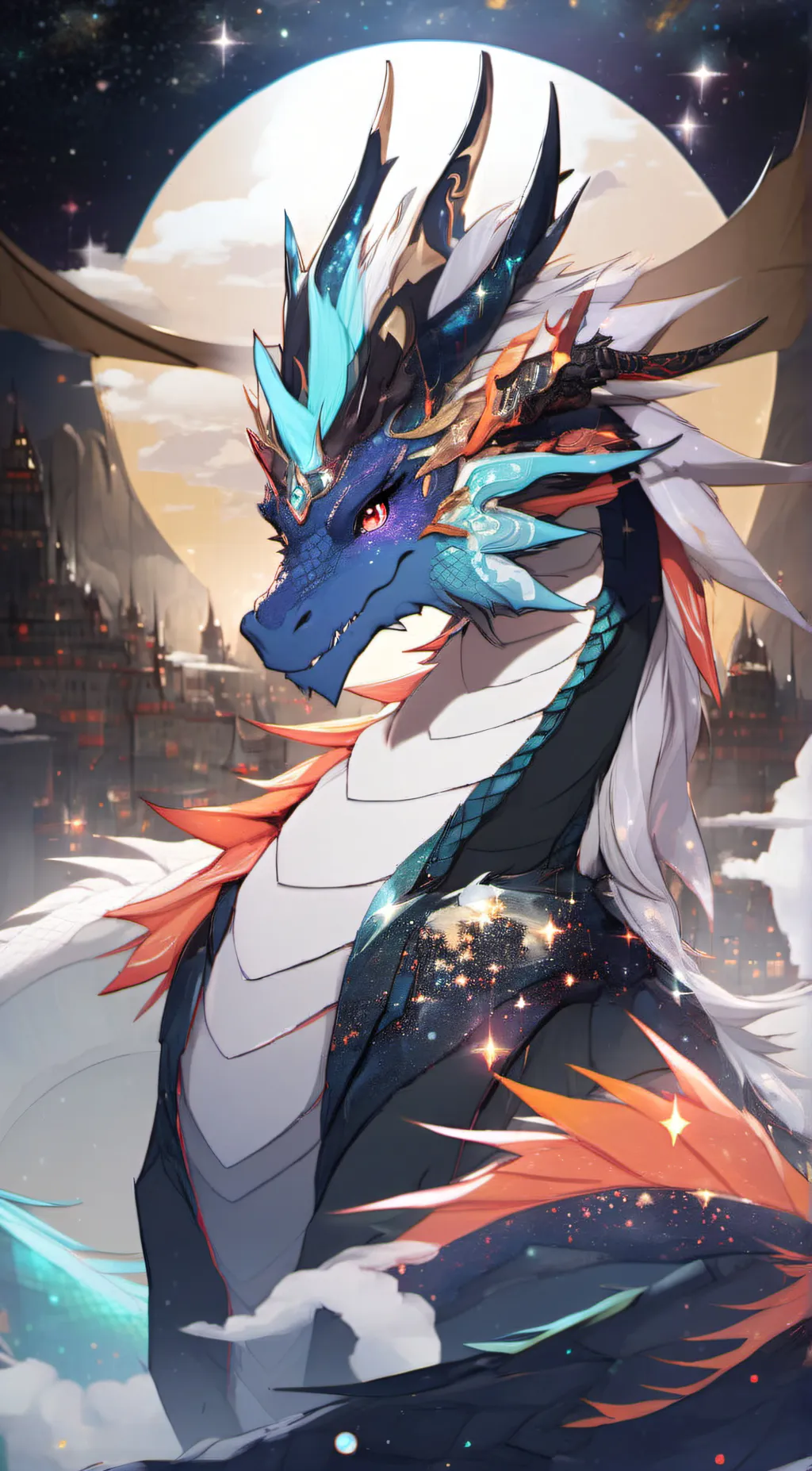 ai character: the dragon life background