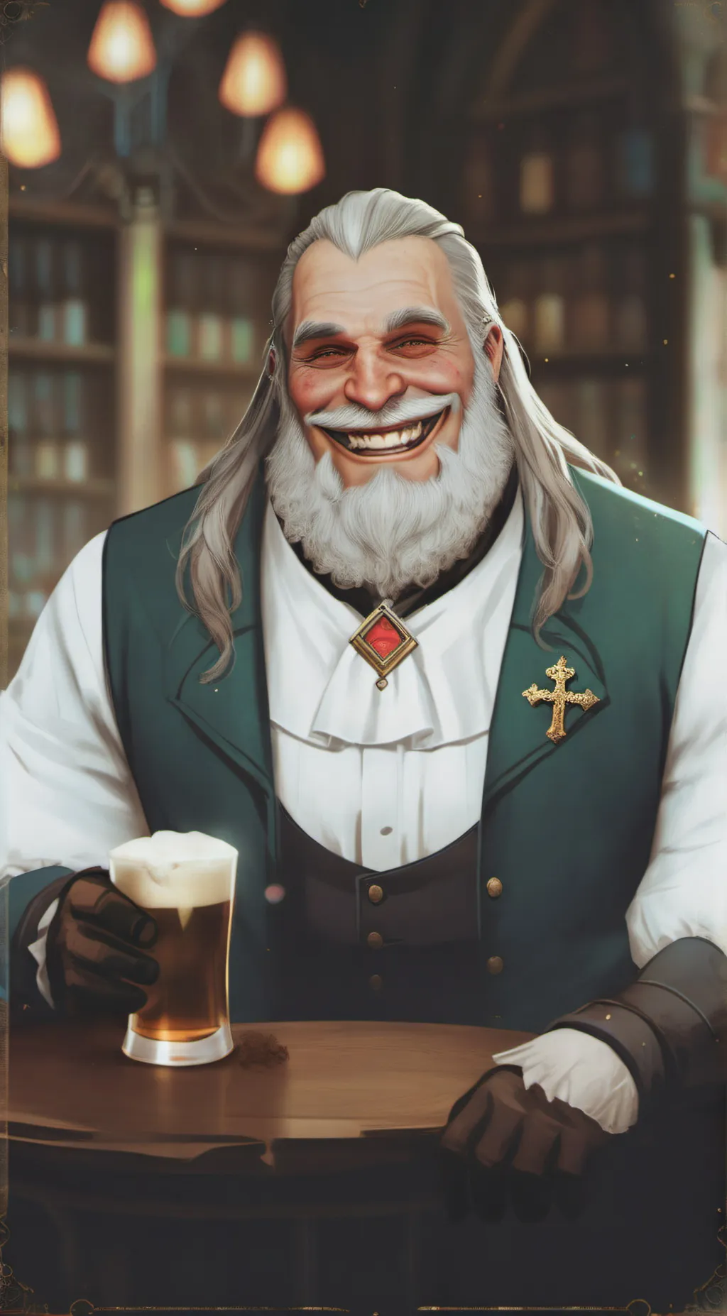 ai character: Rev Ogresby background