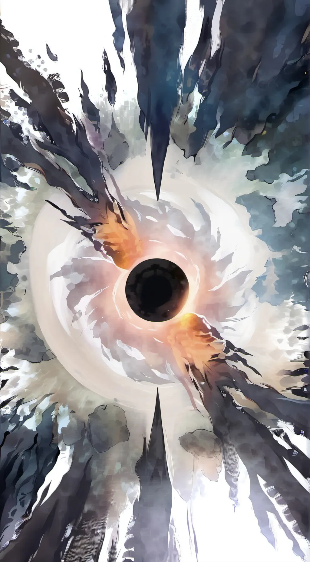 ai character: black hole  background