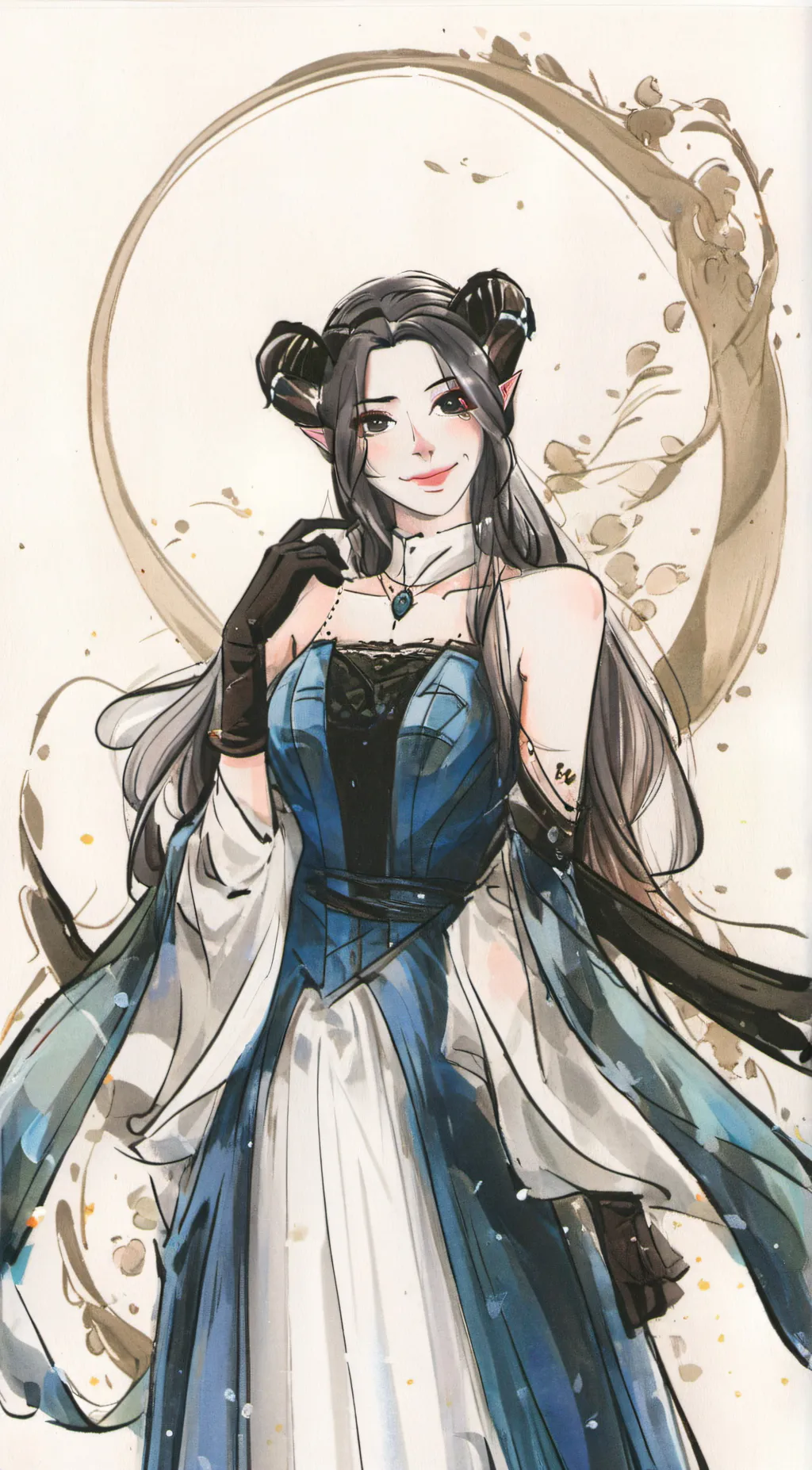 ai character: Evelyn background