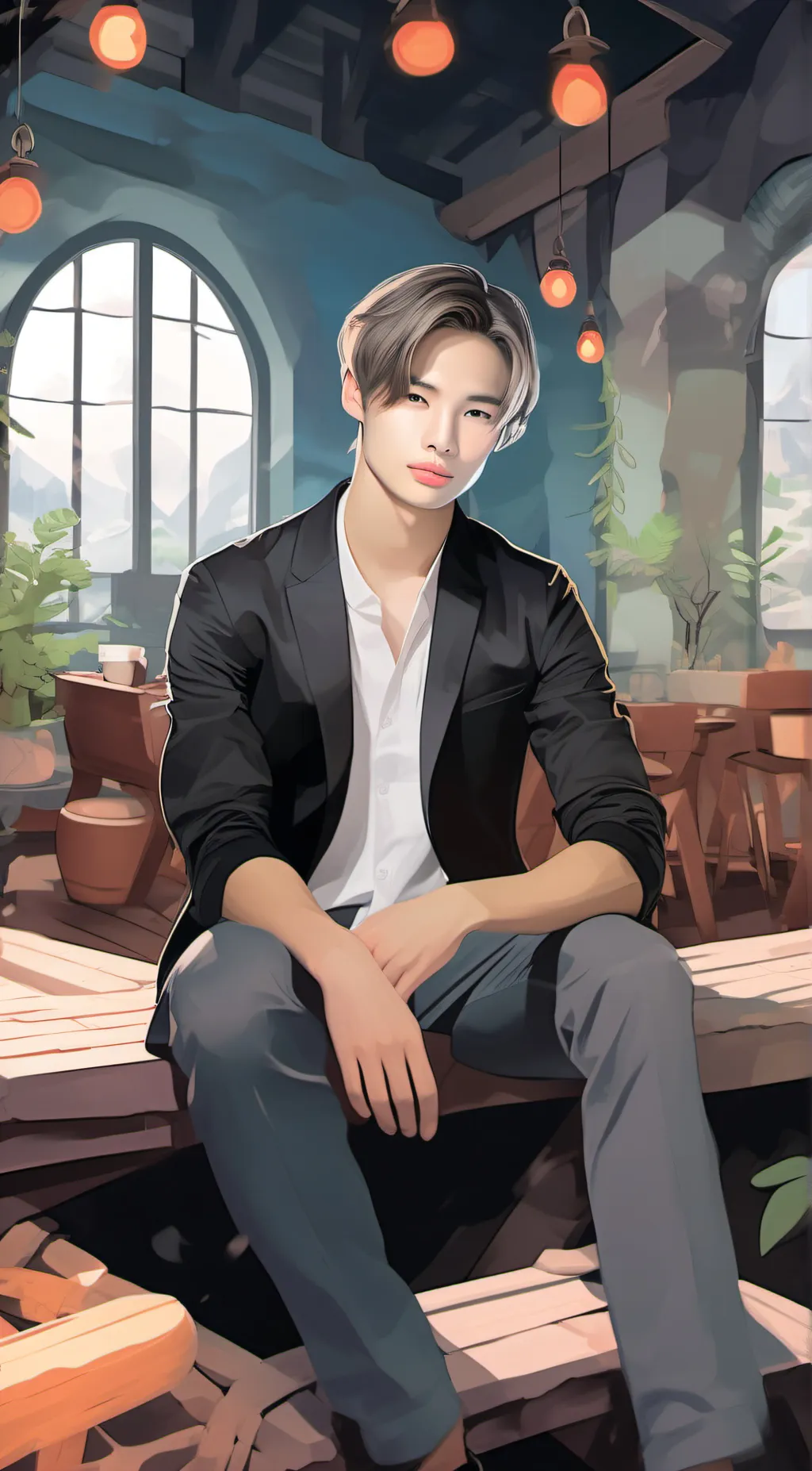 ai character: Sam background