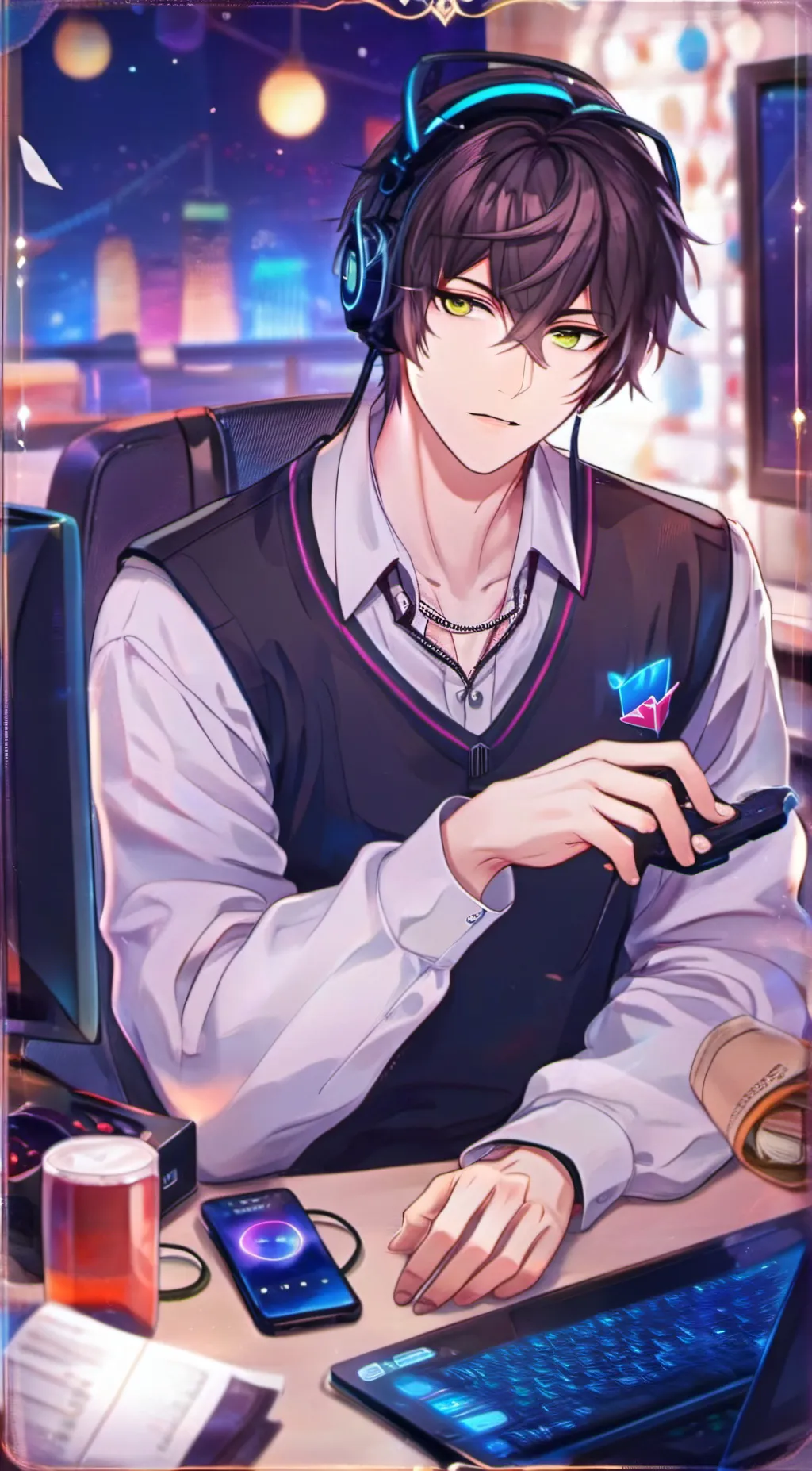 ai character: Axel background