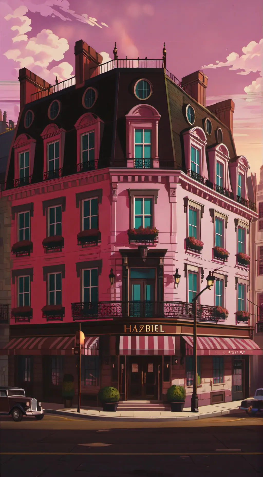 ai character: HAZBIN HOT background