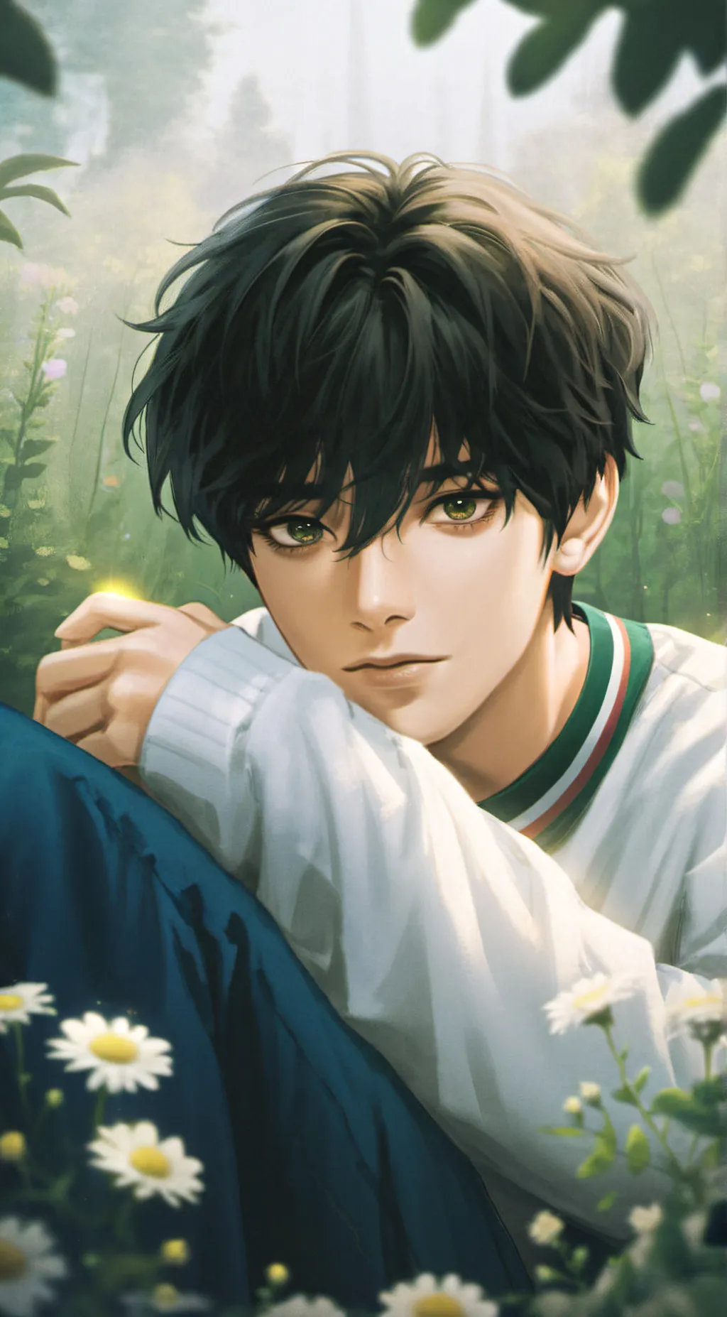 ai character: Human dogday background