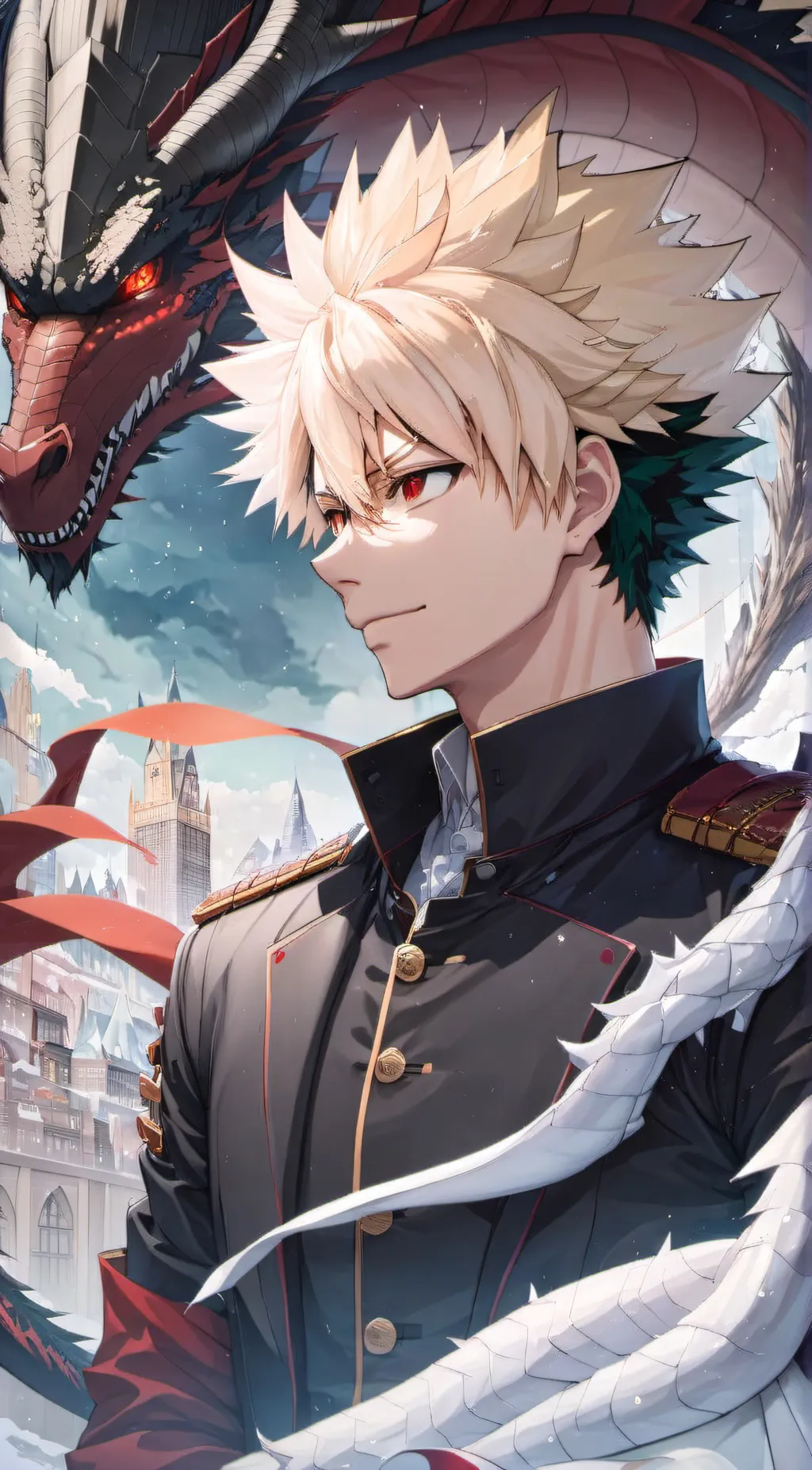 ai character: King Katsuki background