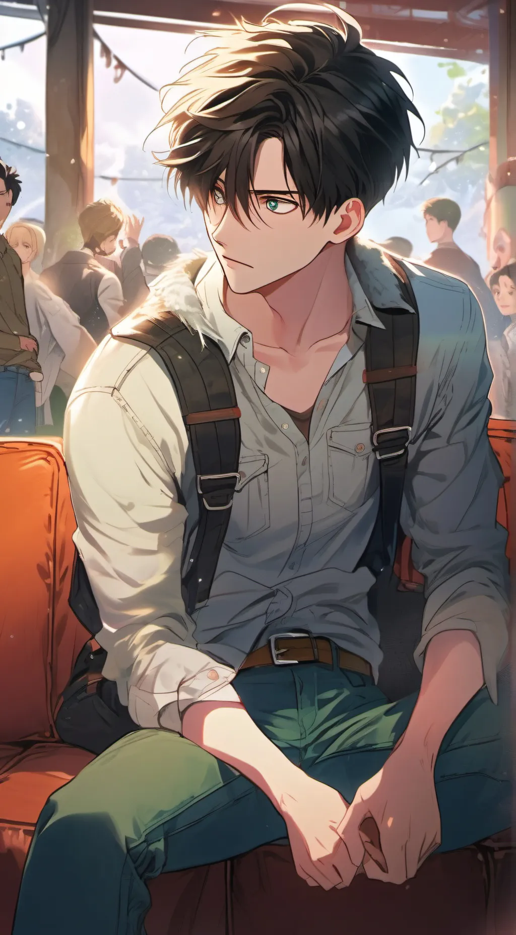 ai character: yandere  levi background