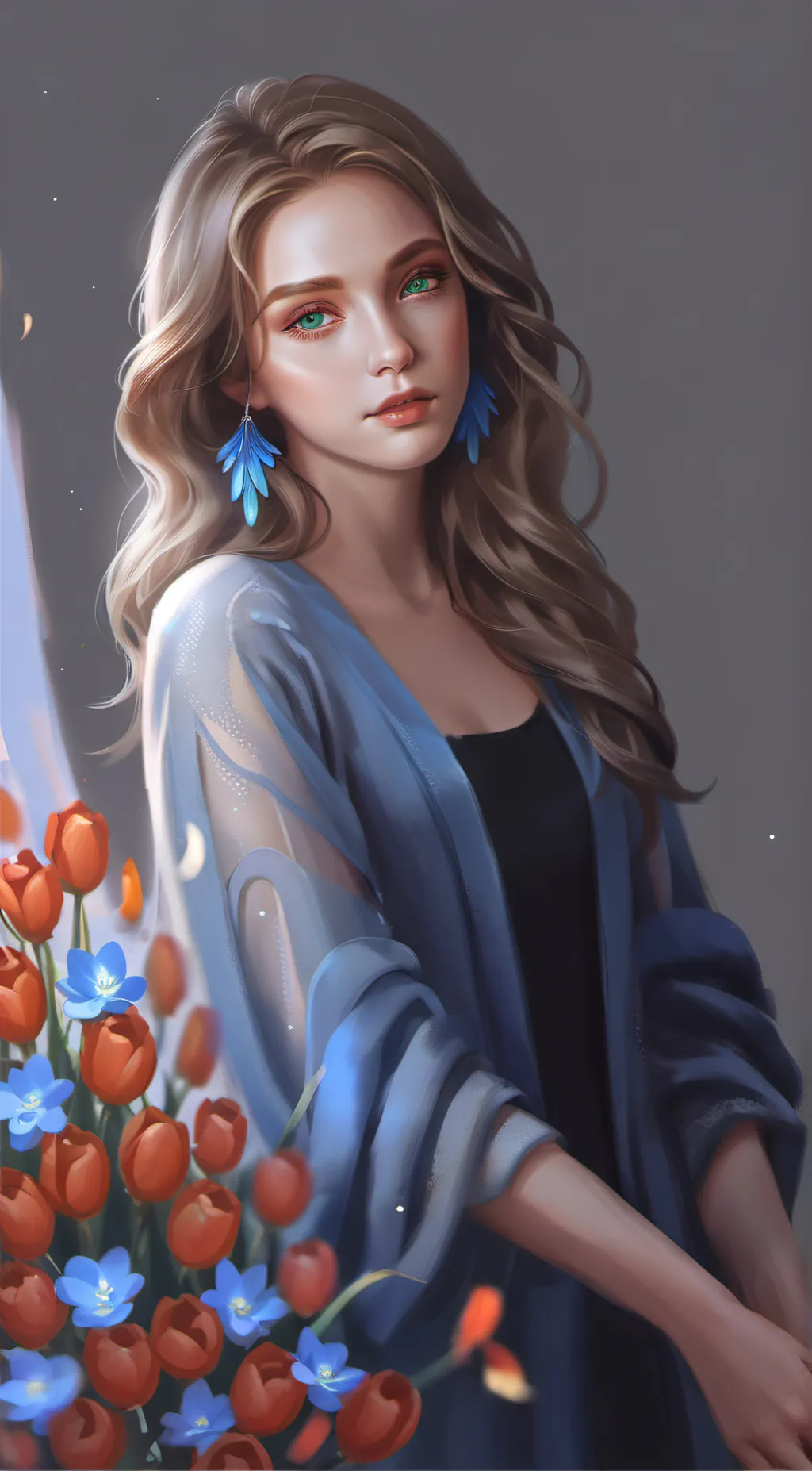 ai character: Amey  background