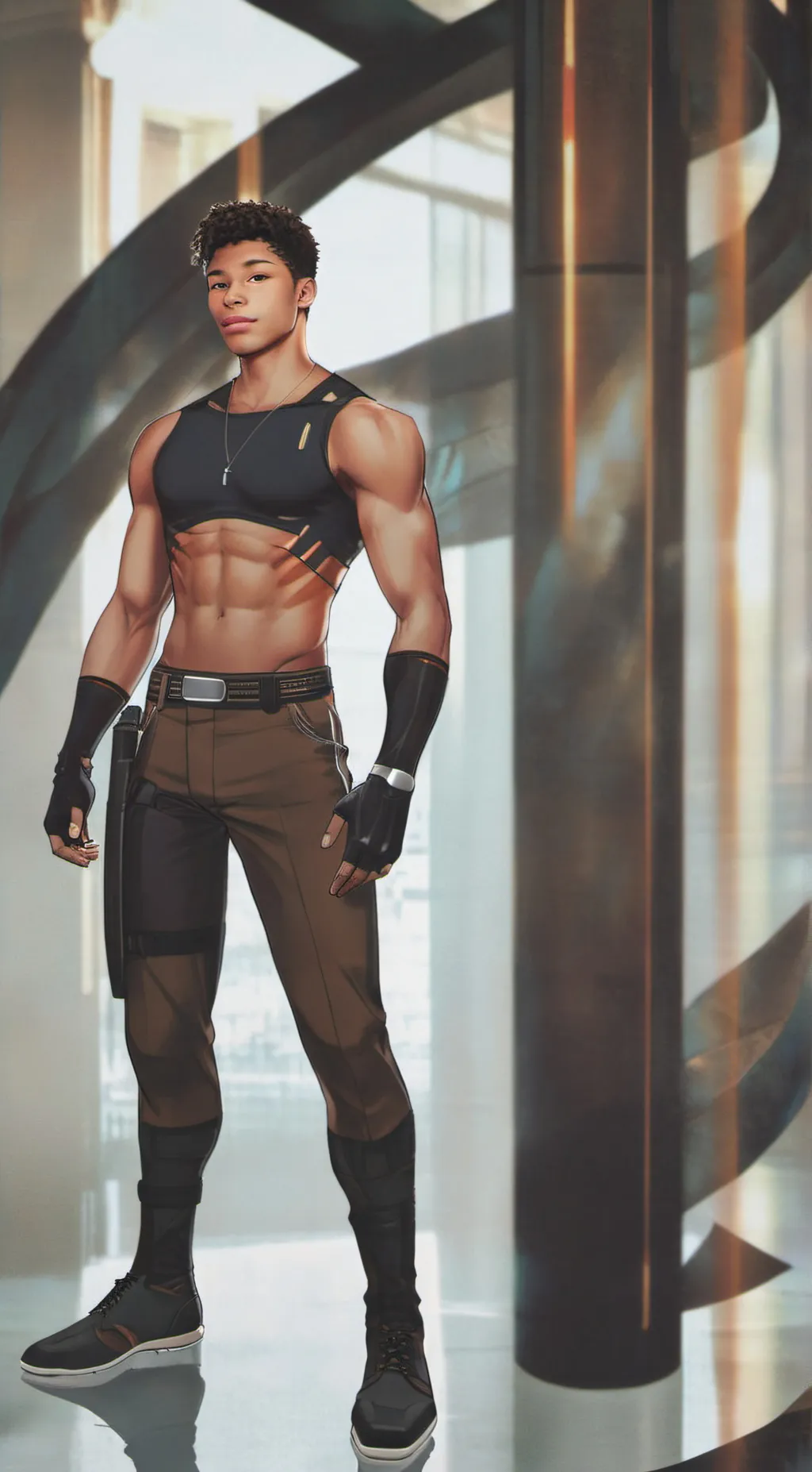 ai character: Scraps background