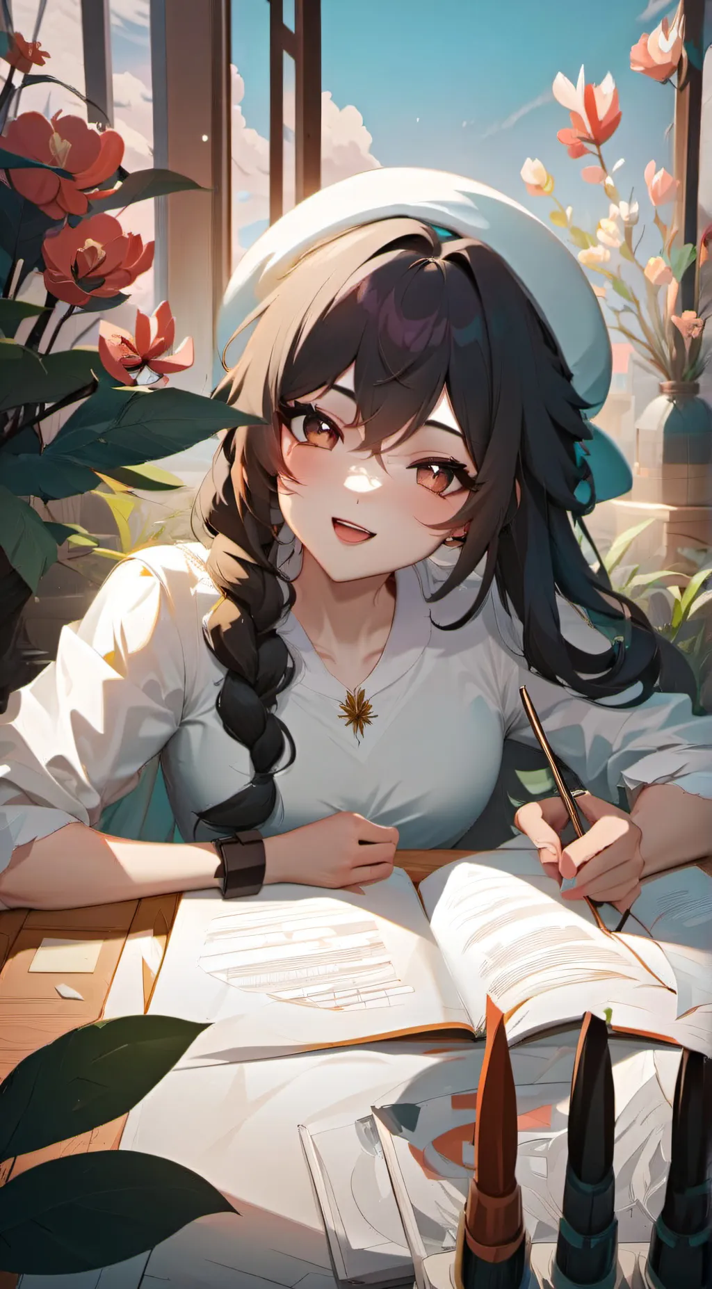 ai character: Amelia background