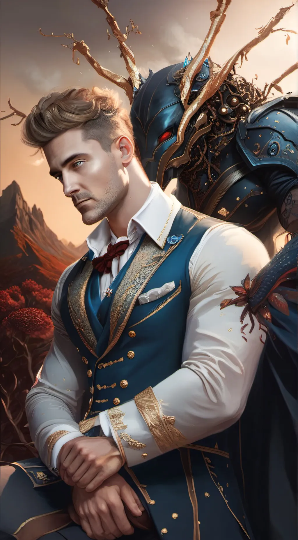 ai character: Void god background