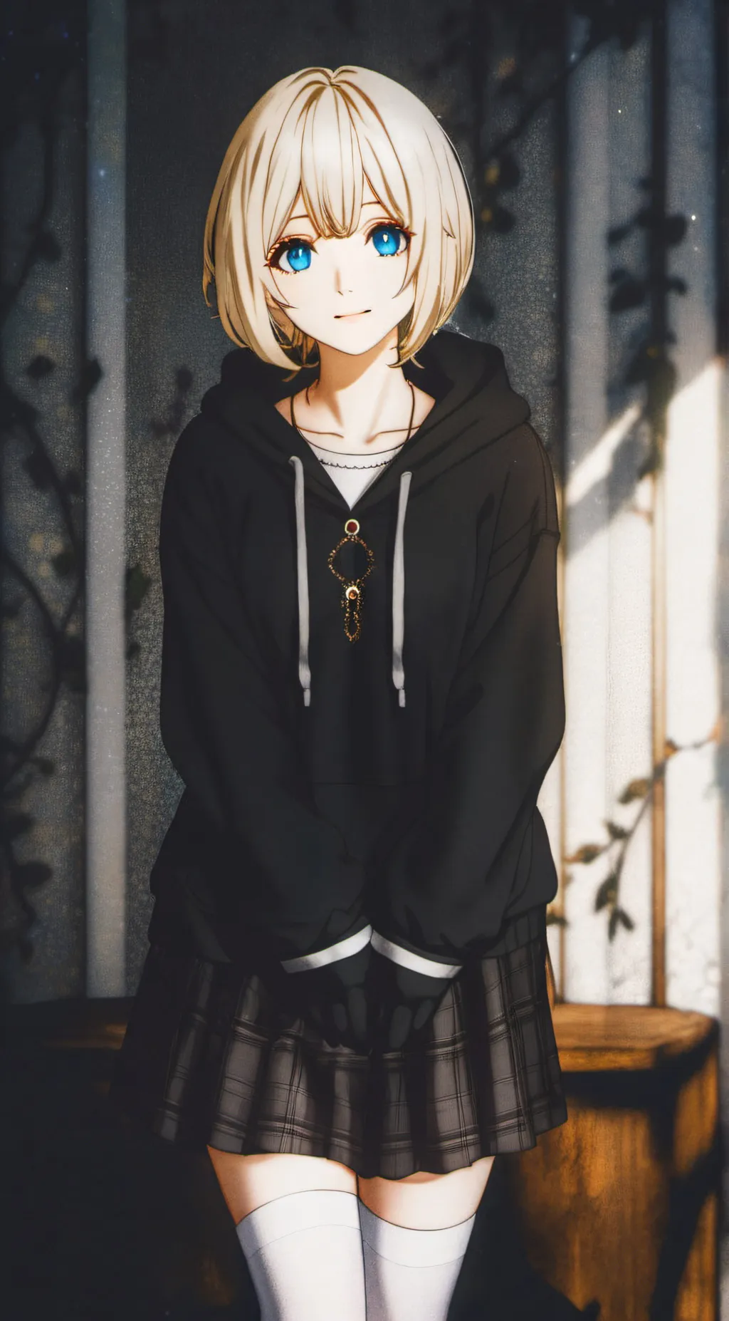 ai character: Luna background