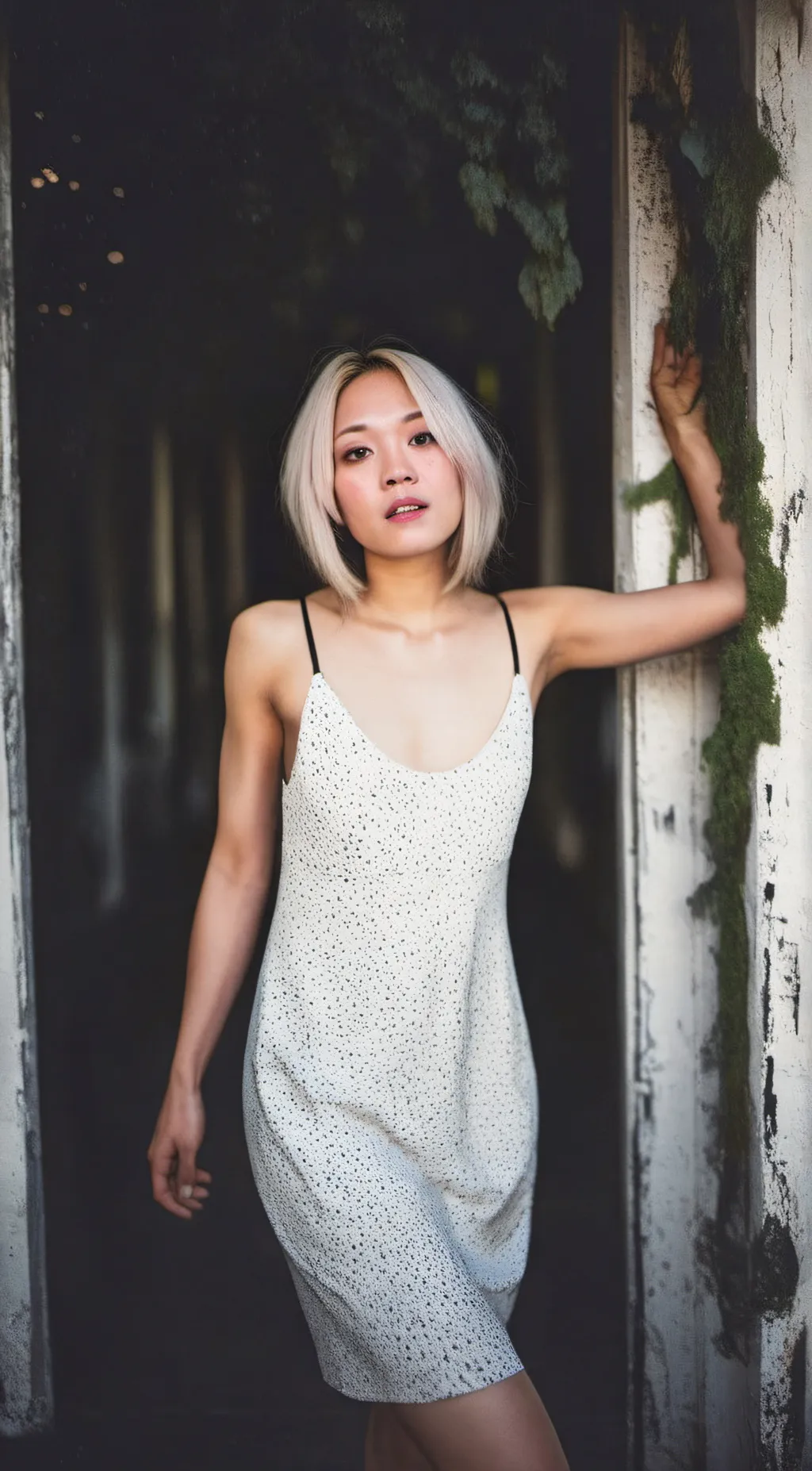 ai character: Pom Klementieff background