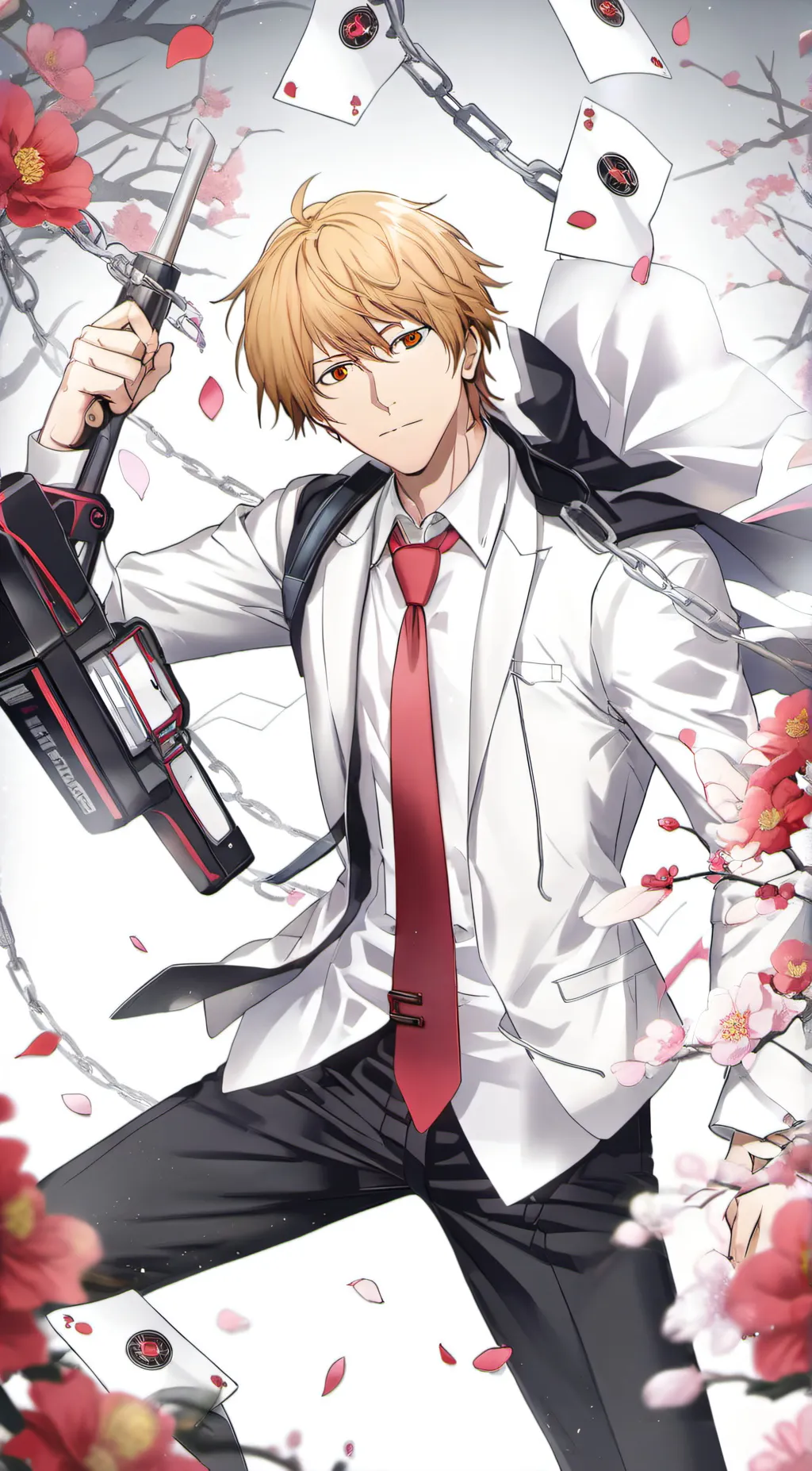 ai character: denji background