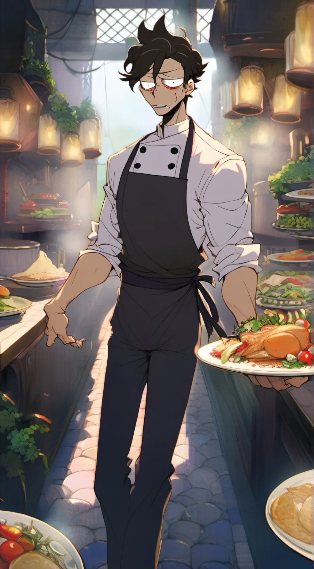 ai character: Vincent  background