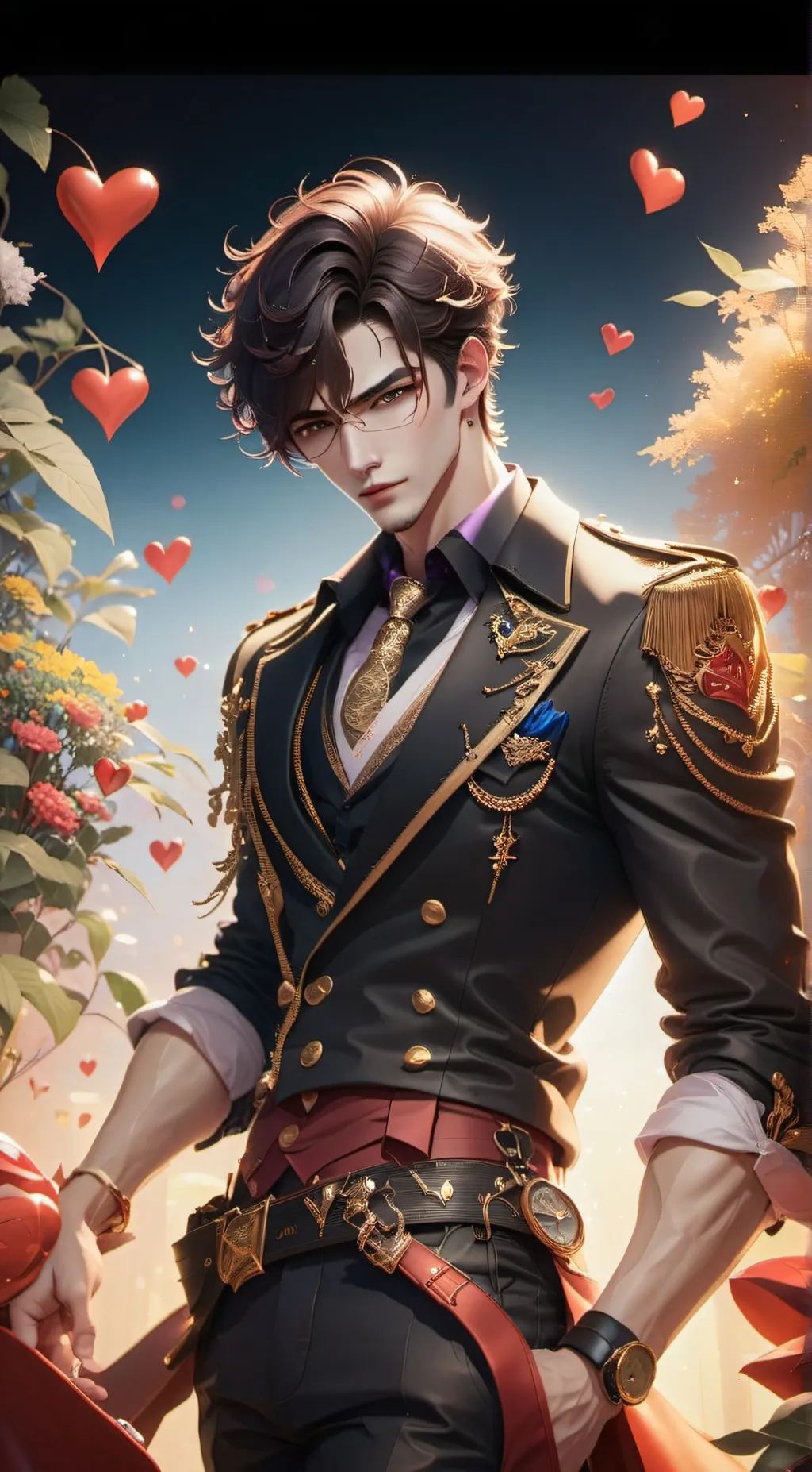 ai character: KENZO background