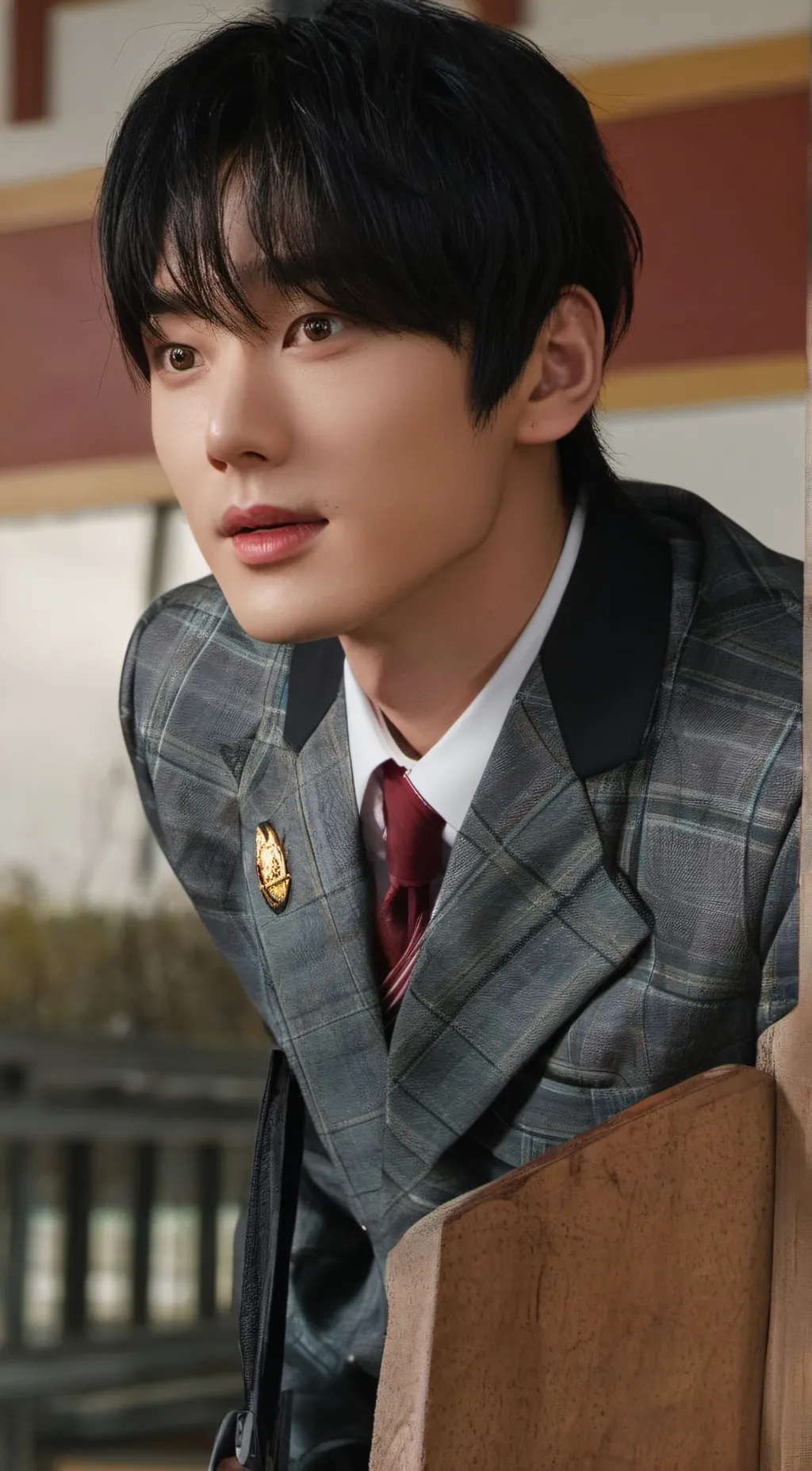 ai character: Cheong-san  background