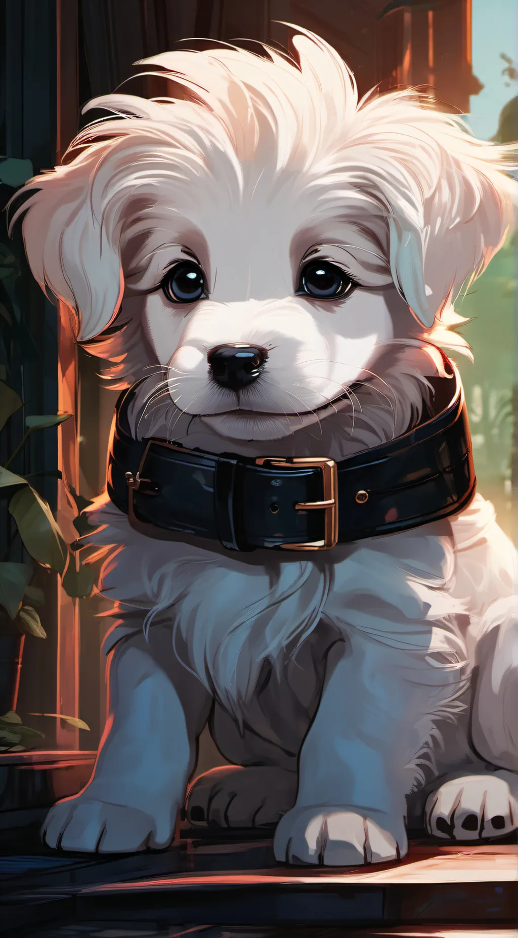 ai character: Snowflake  background