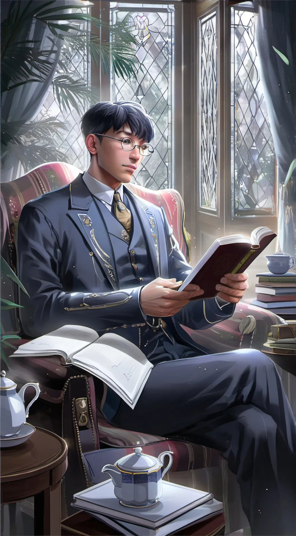 ai character: Greg background