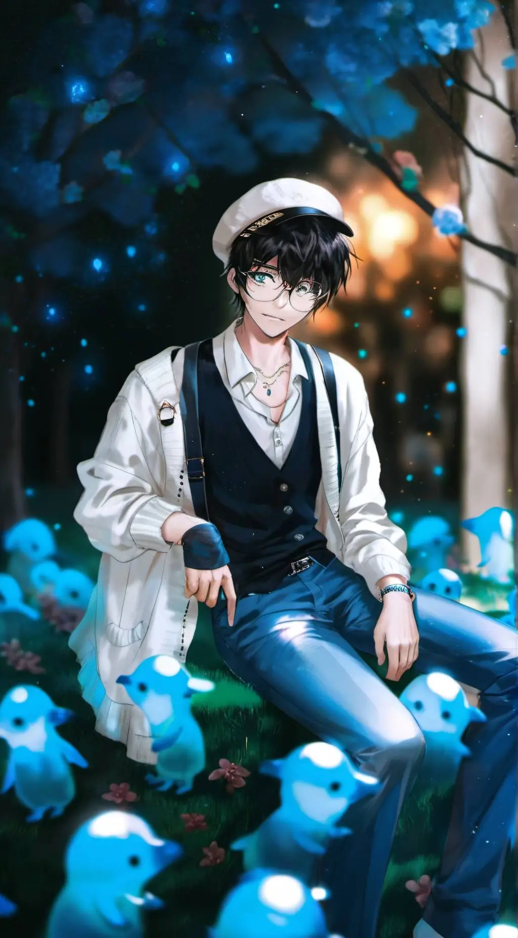 ai character: ~•klyde•~ background