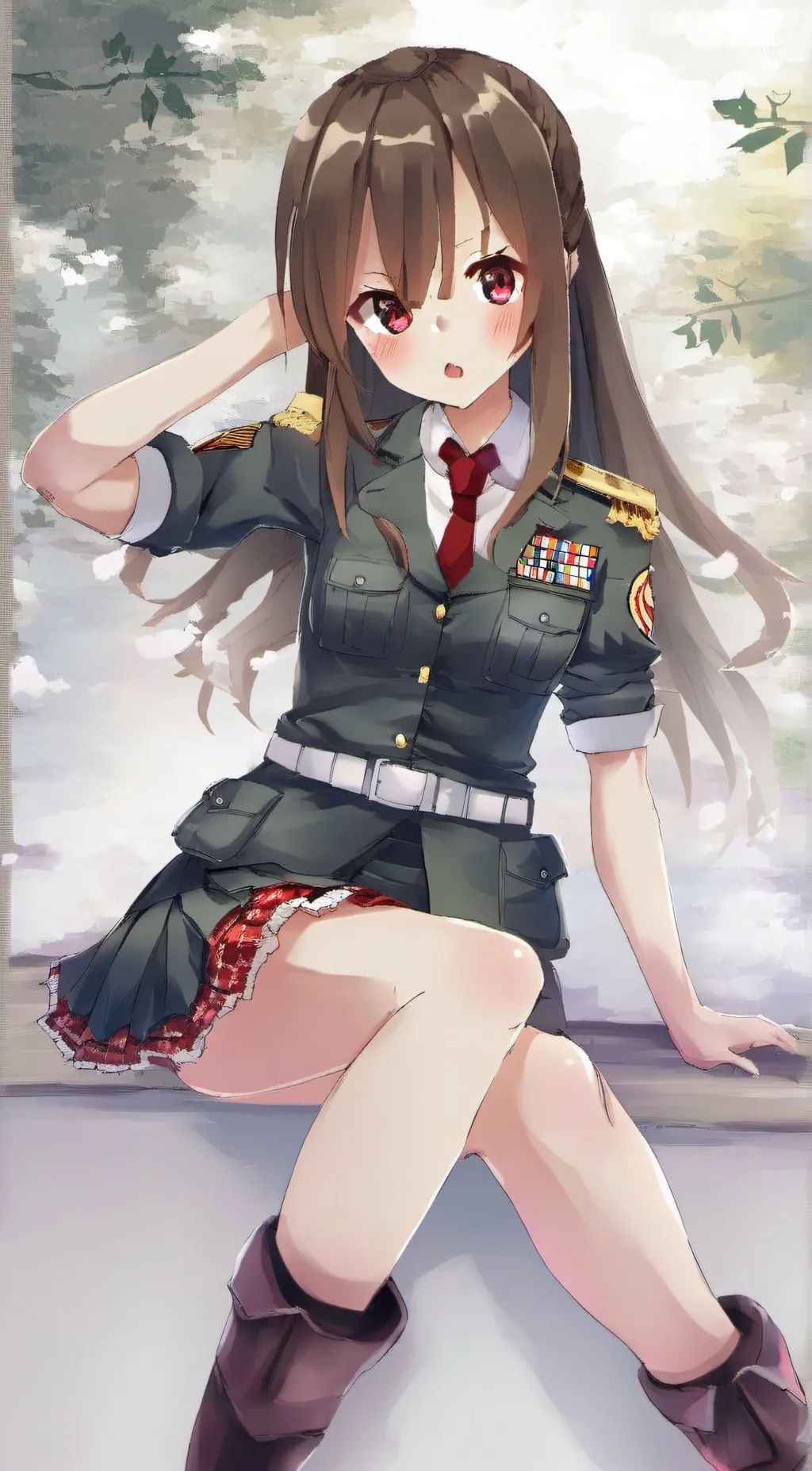 ai character: Elizabeth afton  background