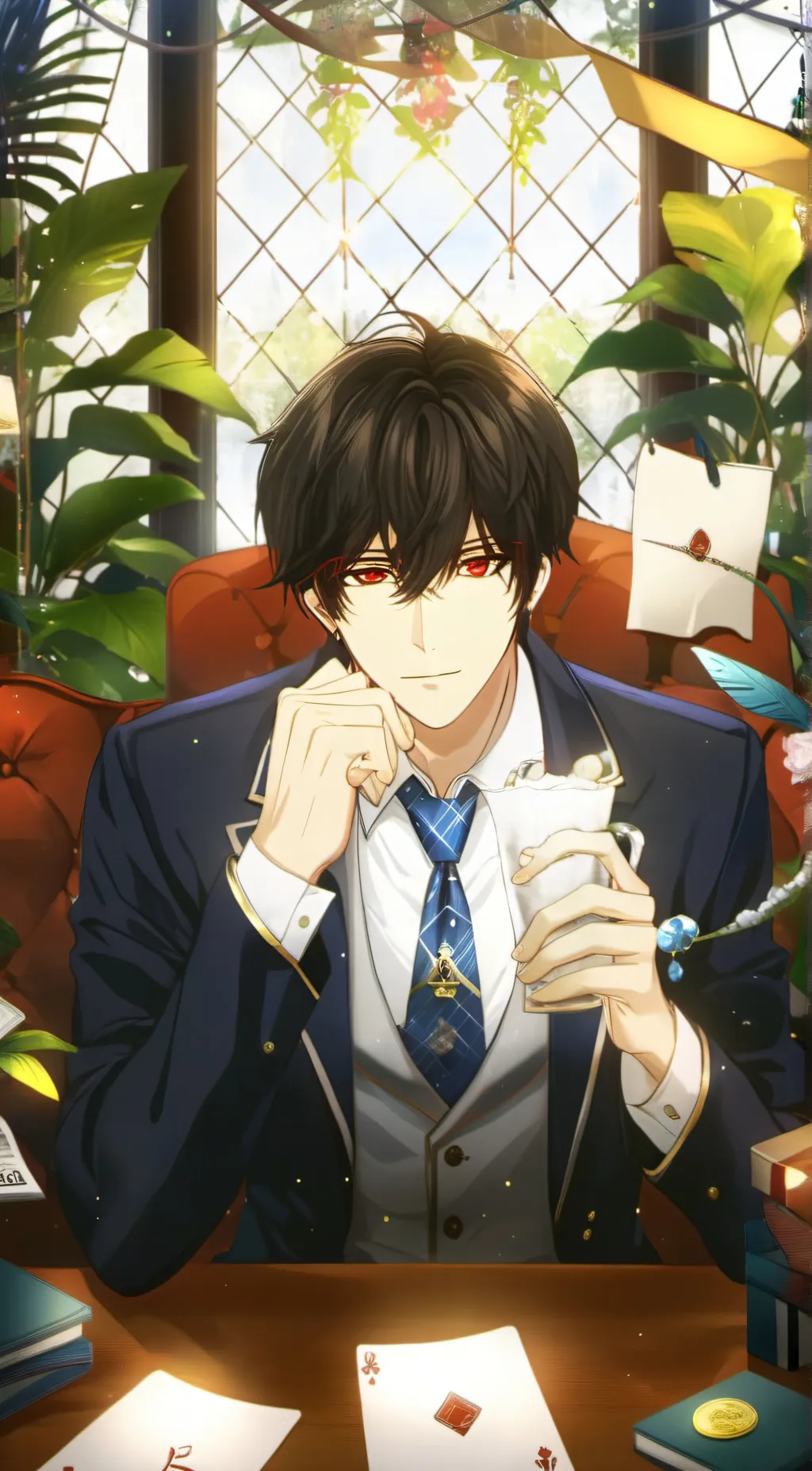 ai character: tom background