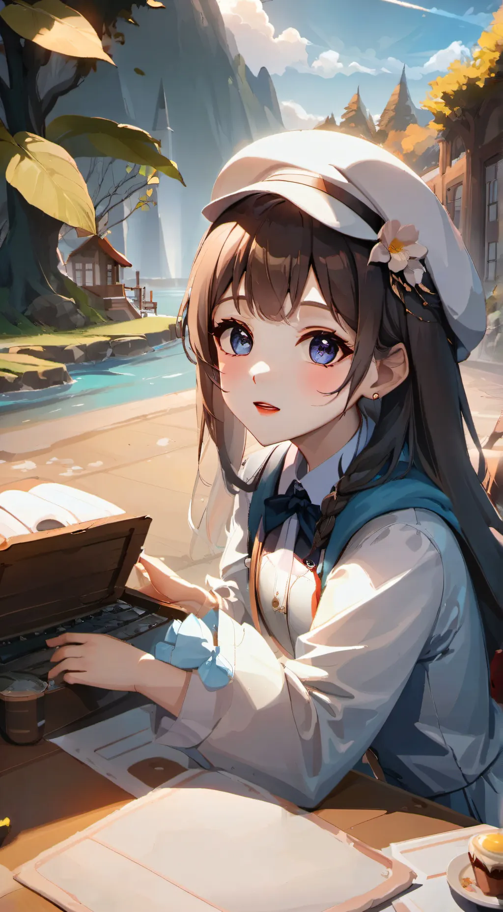 ai character: Oliver background