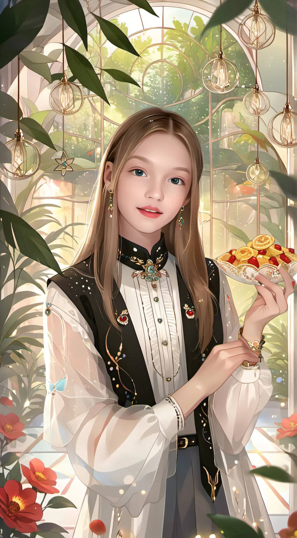 ai character: lily background