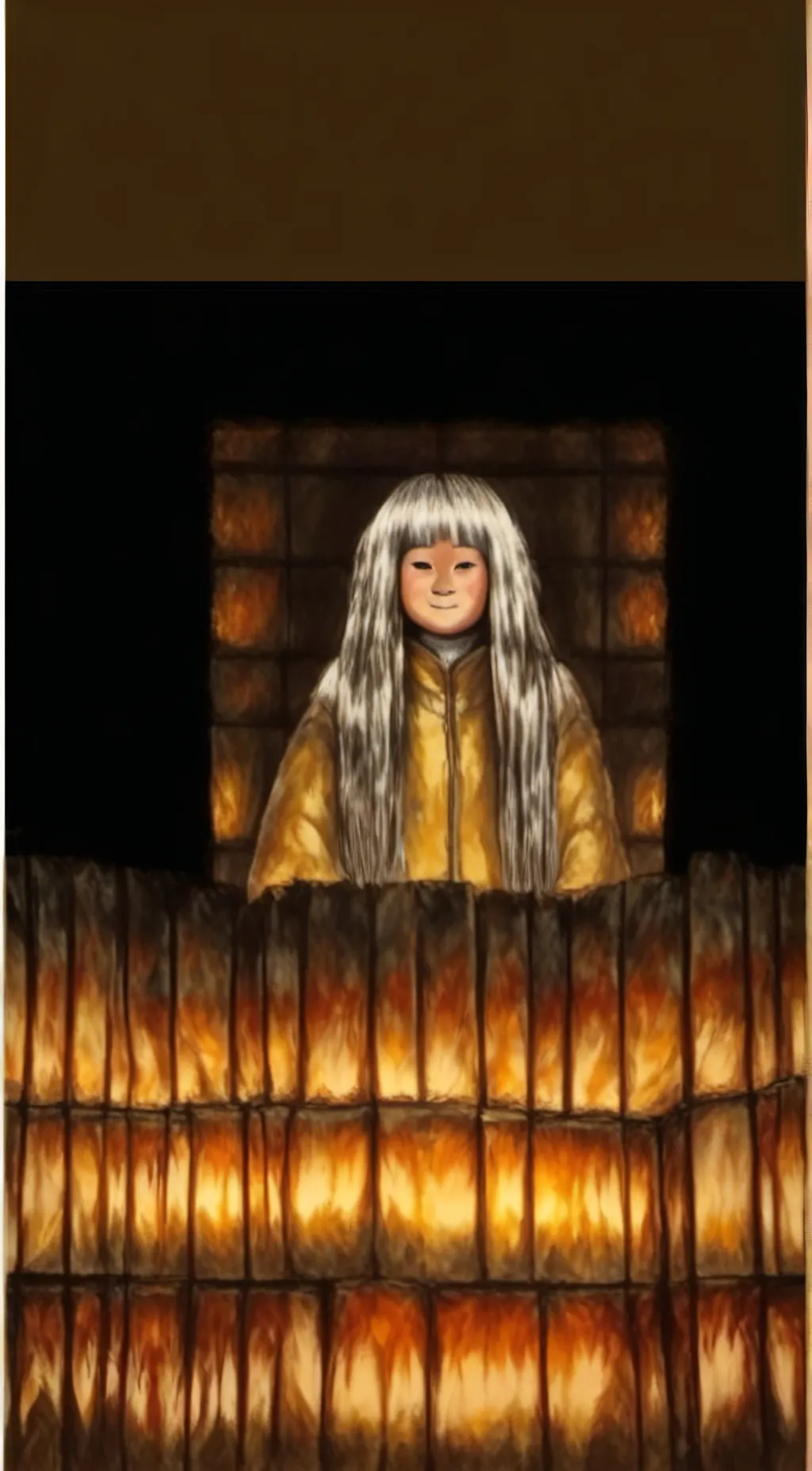 ai character: Okiku  background