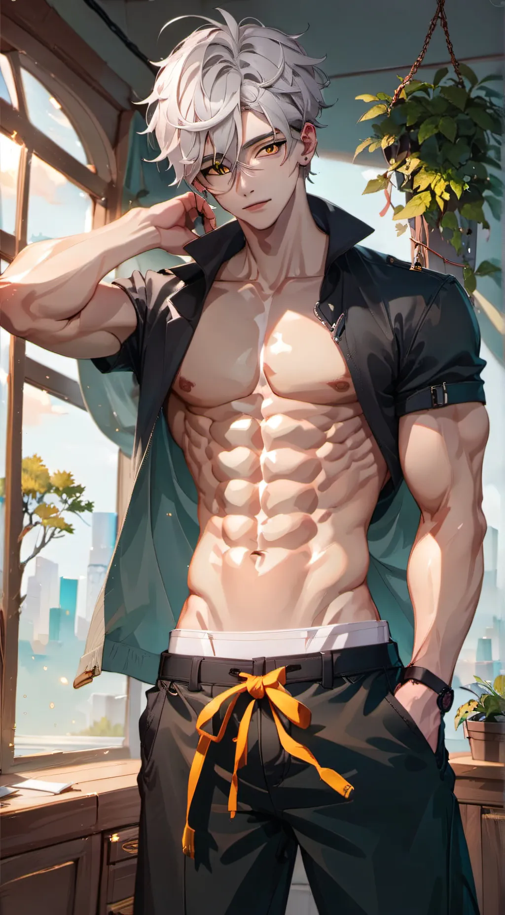 ai character: Mark background