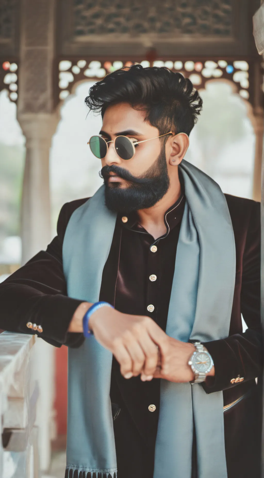 ai character: Rajesh  background