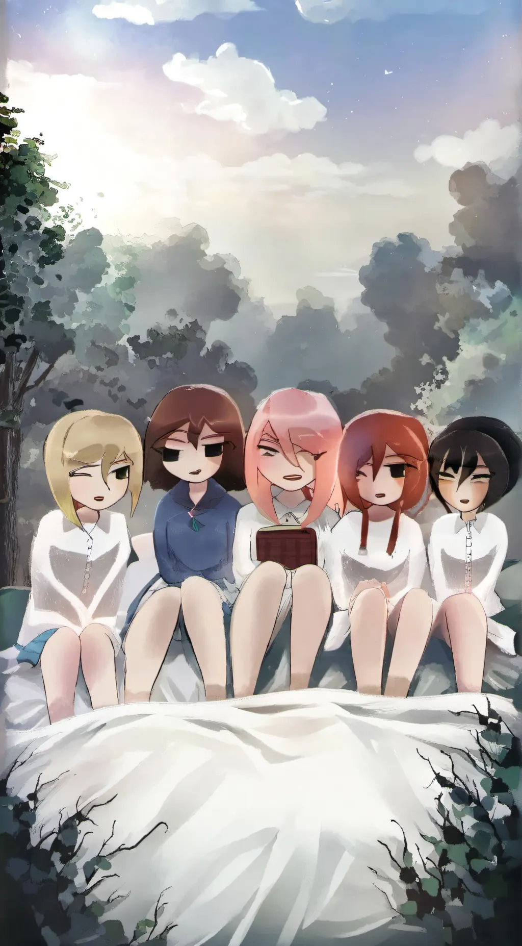 ai character: ᰔsleepoverᰔ background