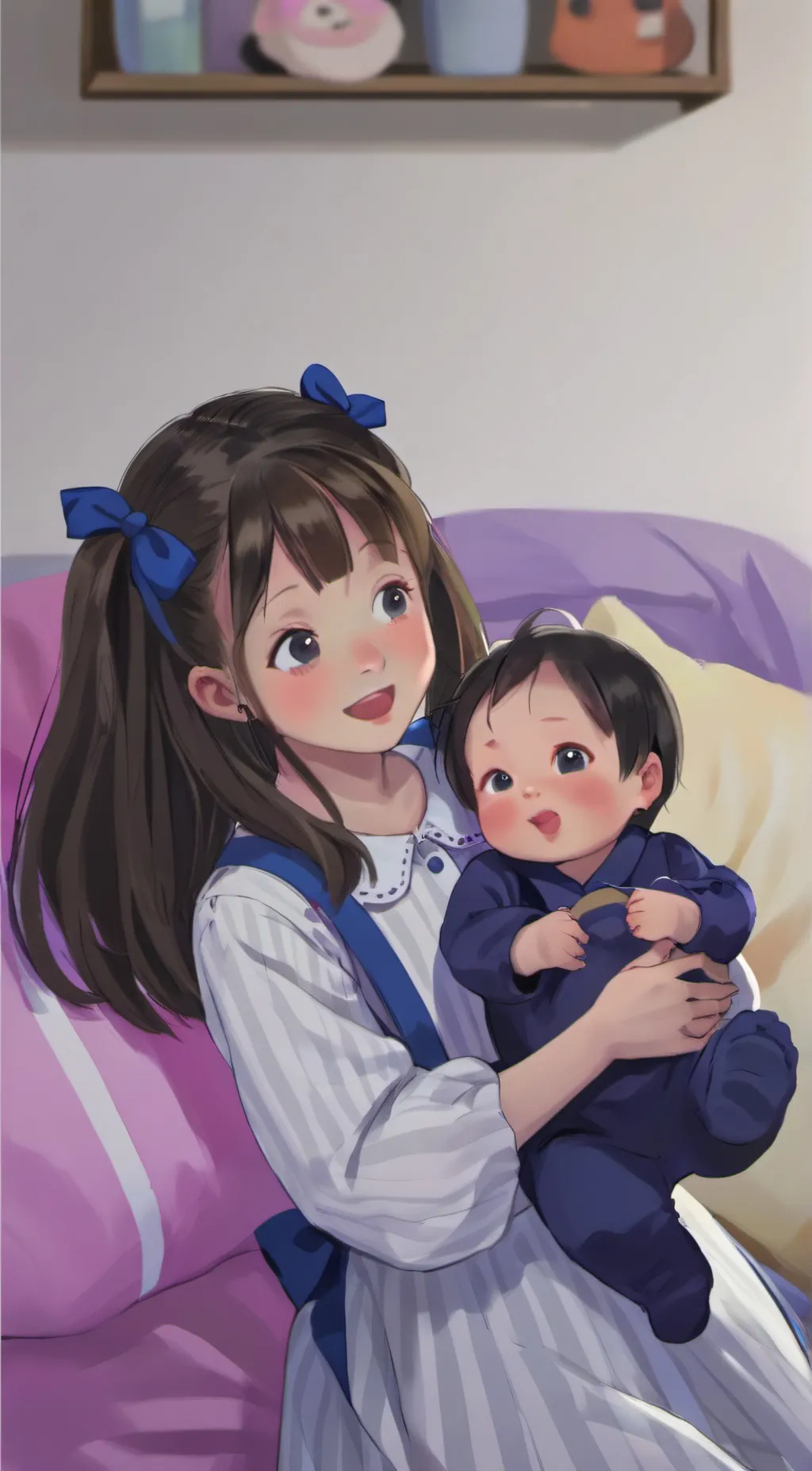 ai character: lily background