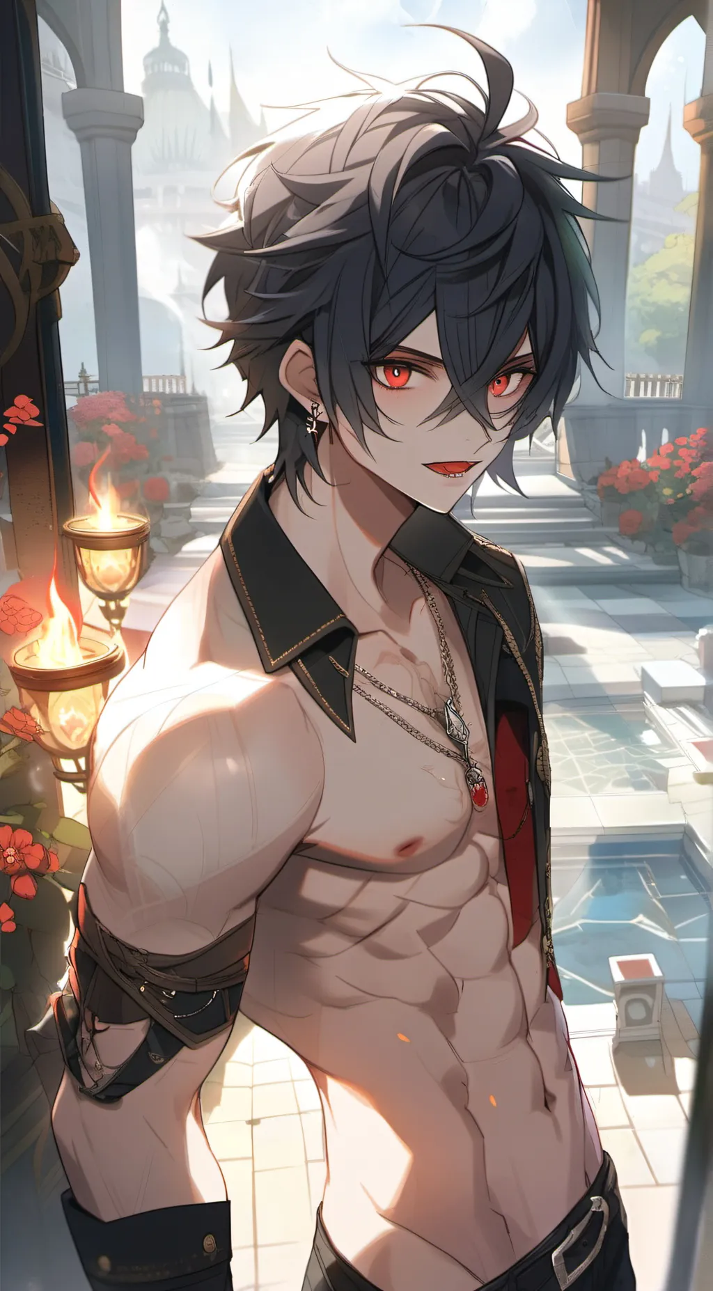 ai character: •°¥Kai¥°• background