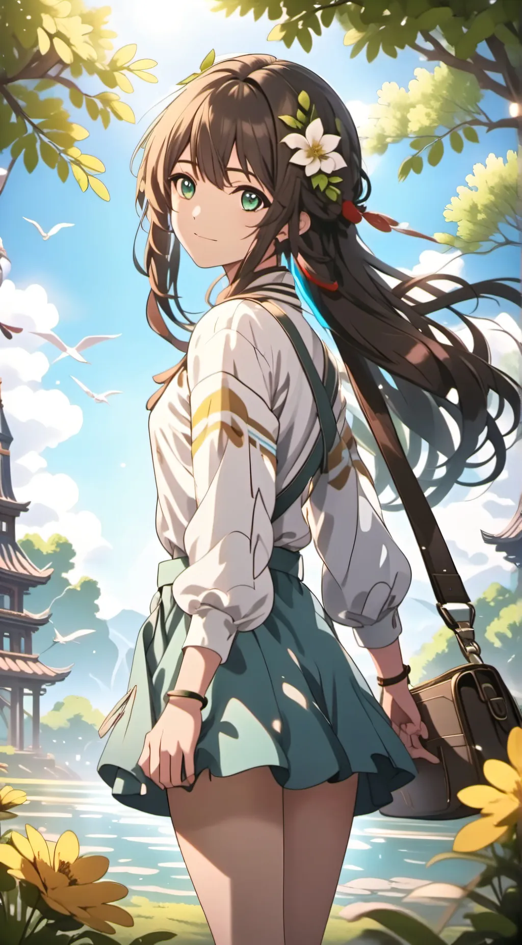 ai character: lily background