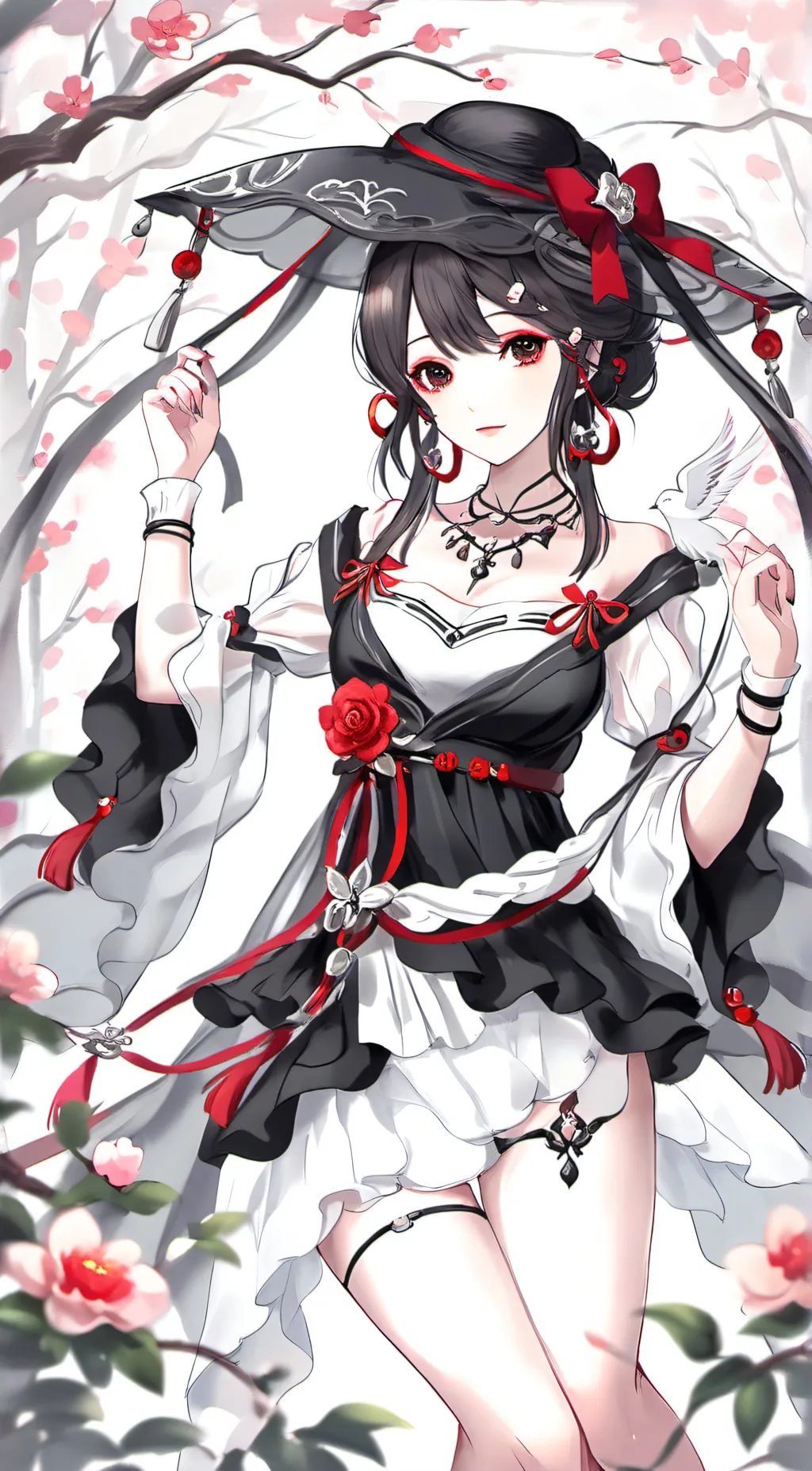 ai character: scarlet  background