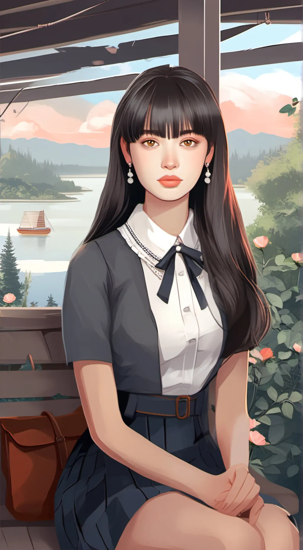 ai character: lisa background