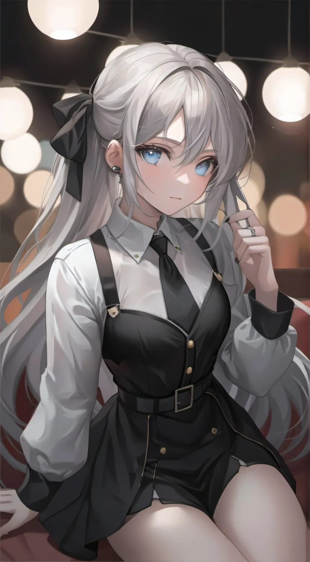 ai character: justine background