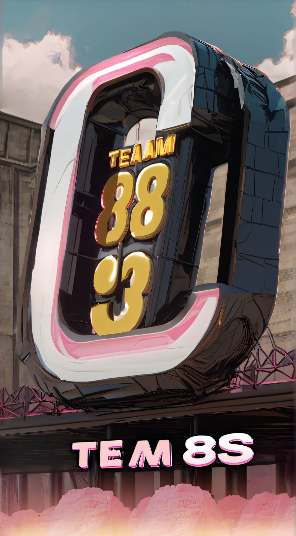 ai character: team 8s! background