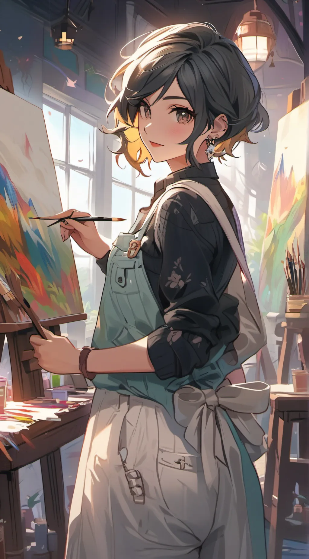 ai character: Kiosk Smith background