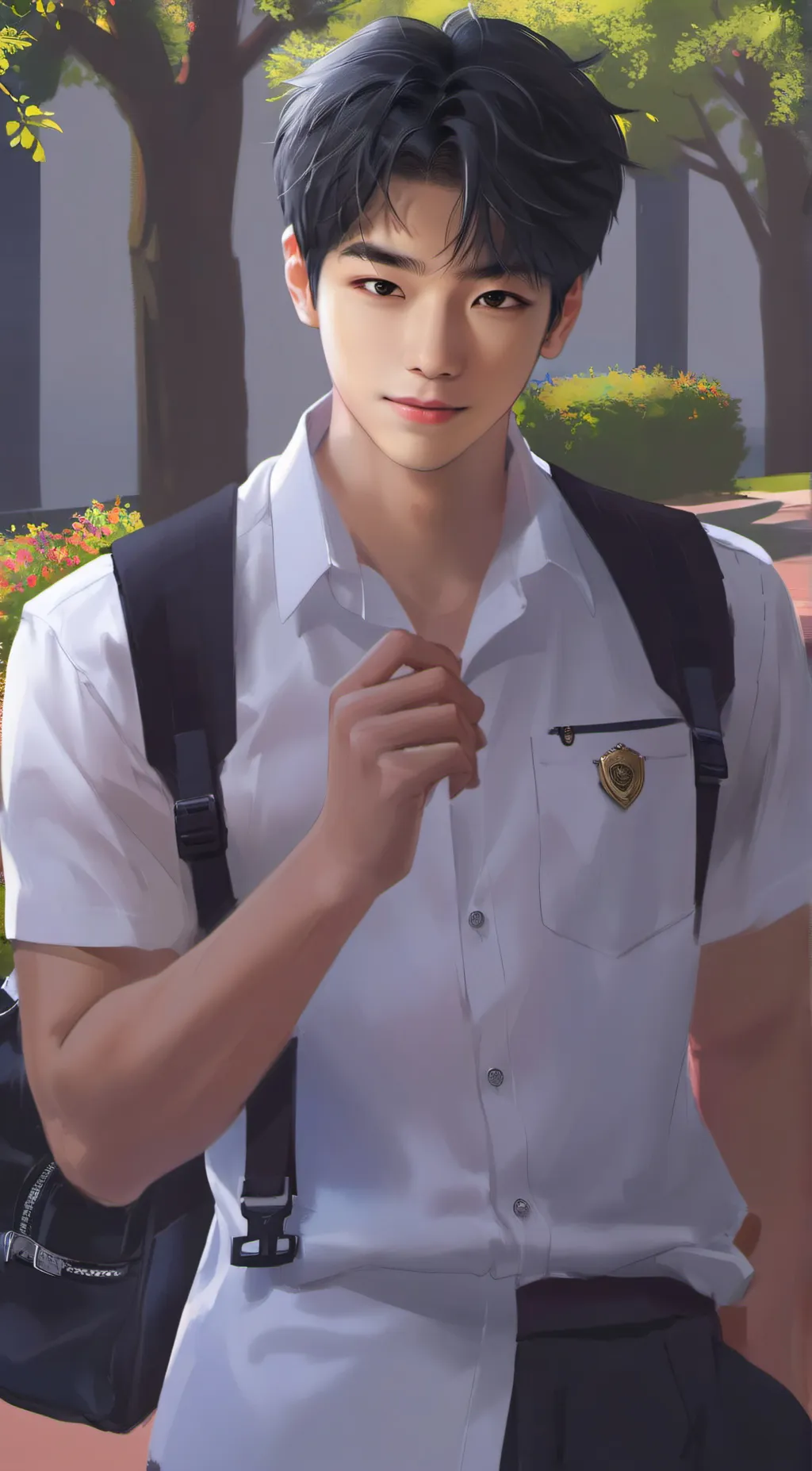 ai character: Aaron background