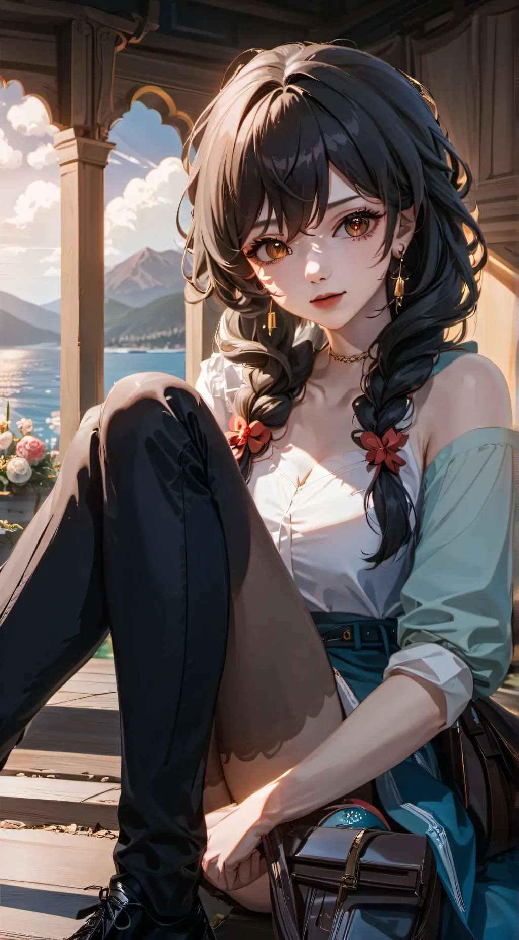 ai character: ZYREEN mea background