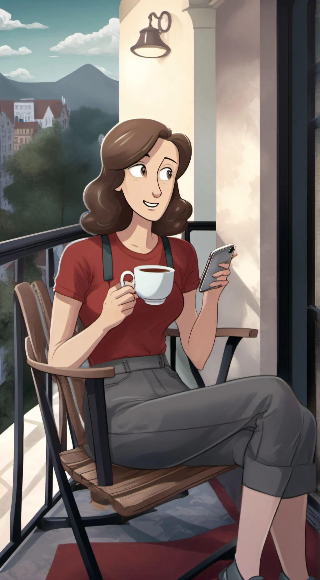 ai character: Joanna (hildas mum background