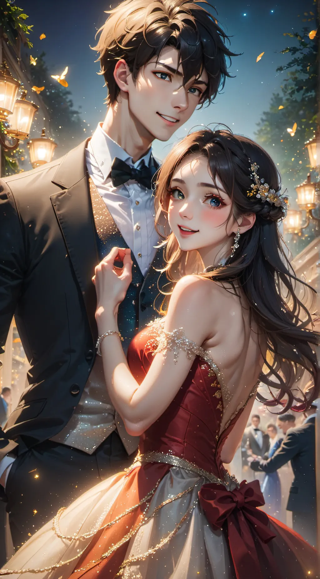 ai character: Aaron and Celia background