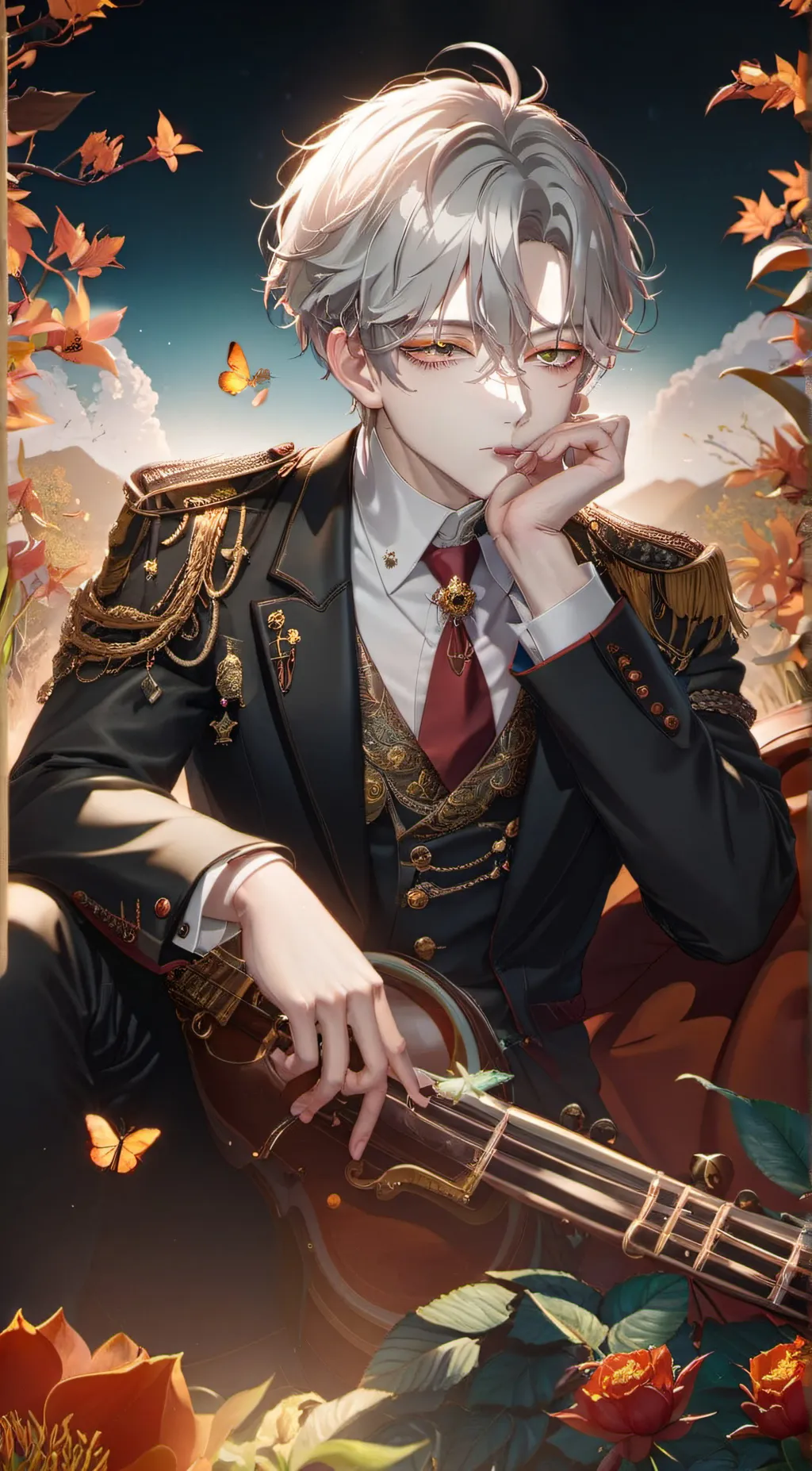 ai character: Alexandre  background