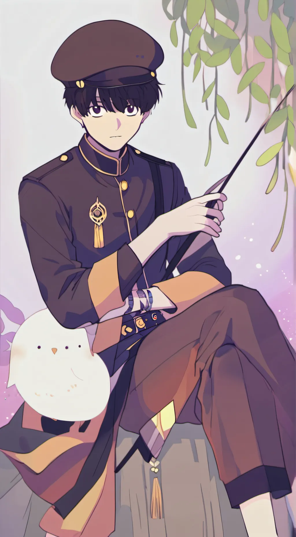 ai character: Mashle background