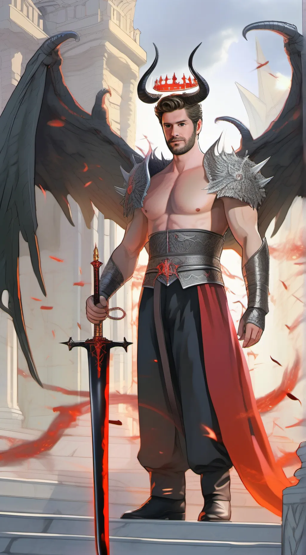ai character: Lucifer  background