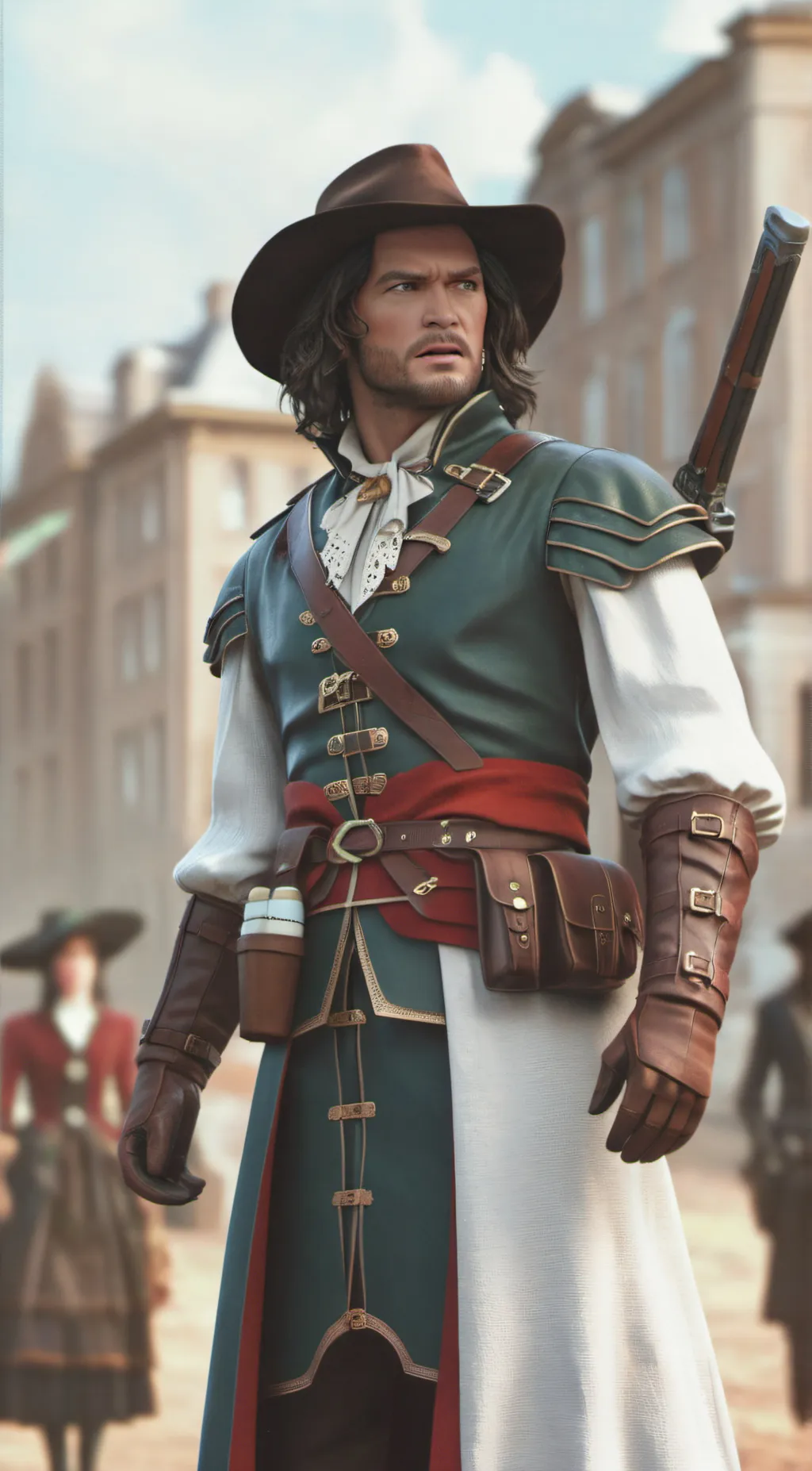 ai character: Gabriel Van Helsin background